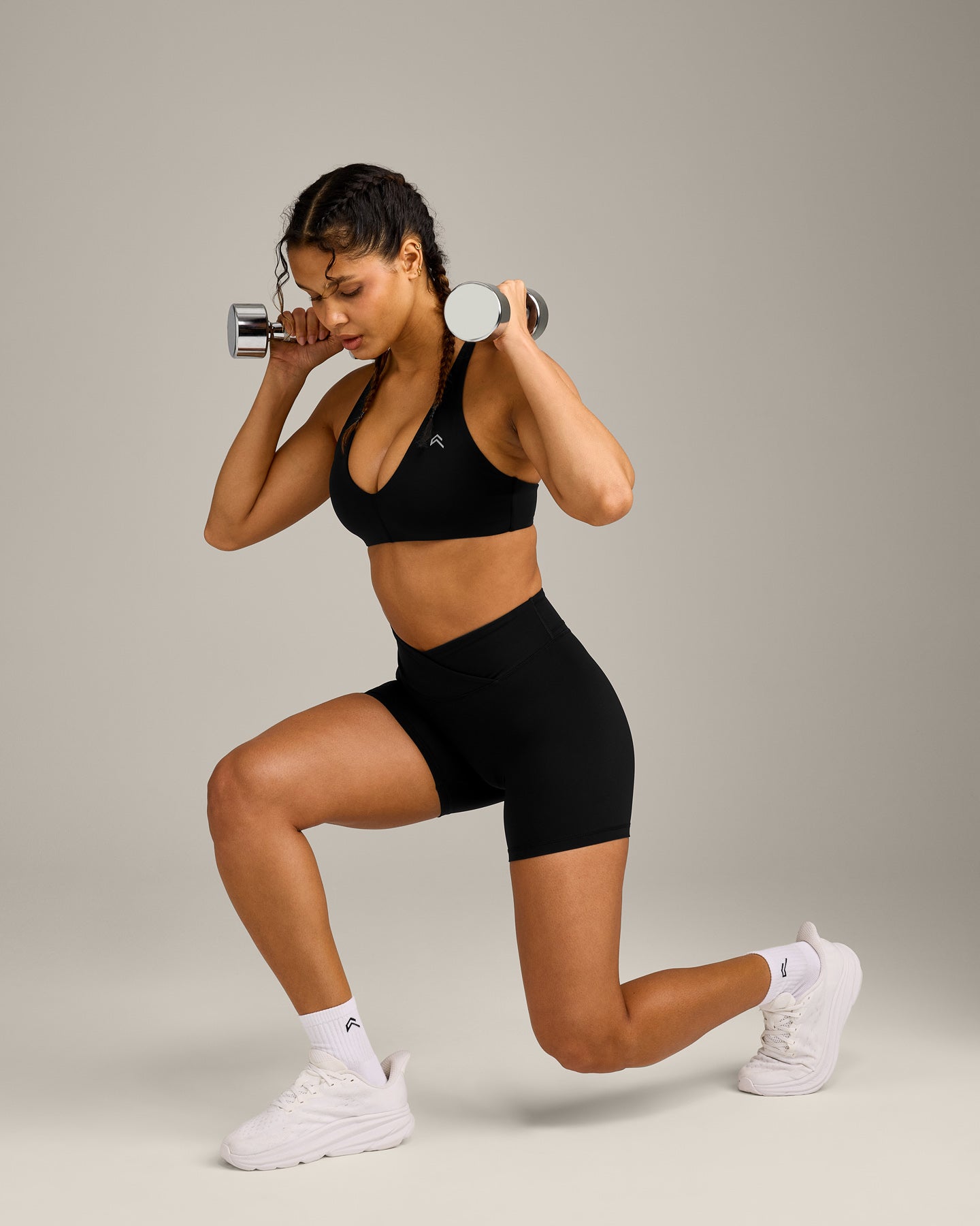 UnifiedMove Wrap Shorts 6" with Reflective Logo | Black - Image 3
