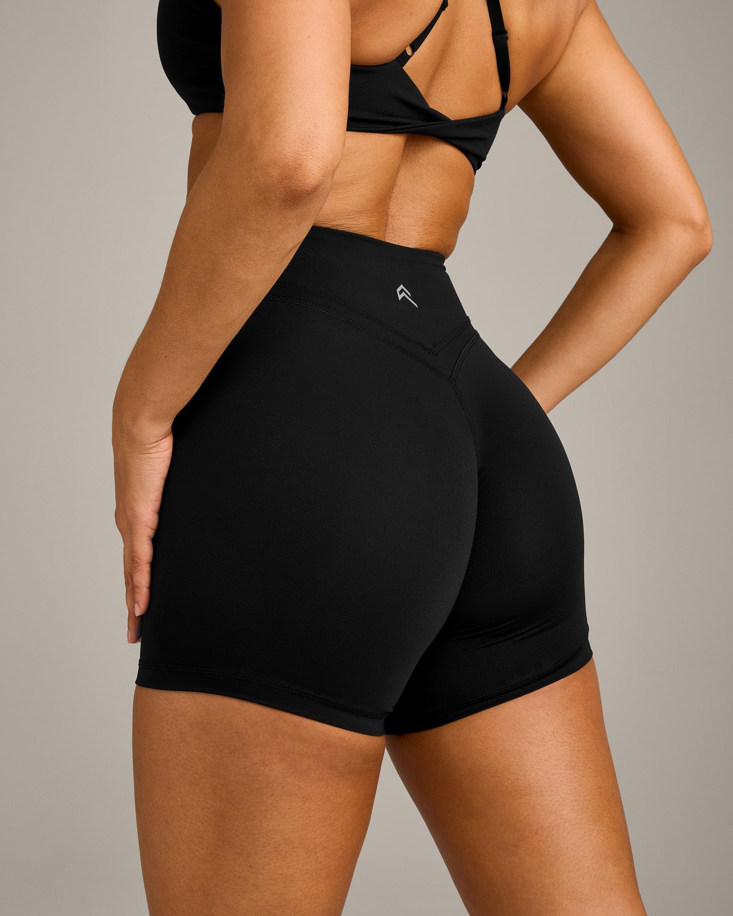 UnifiedMove Wrap Shorts 6" with Reflective Logo | Black - Image 4