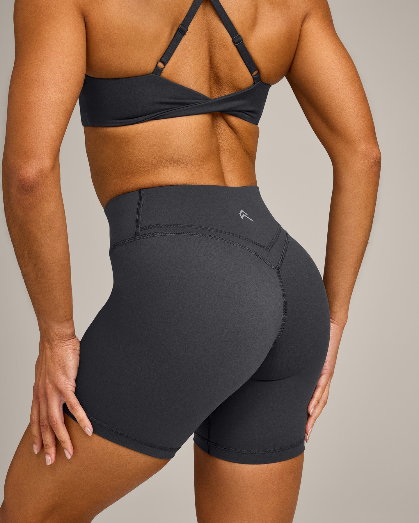 UnifiedMove Wrap Shorts 6" with Reflective Logo | Coal - Image 4