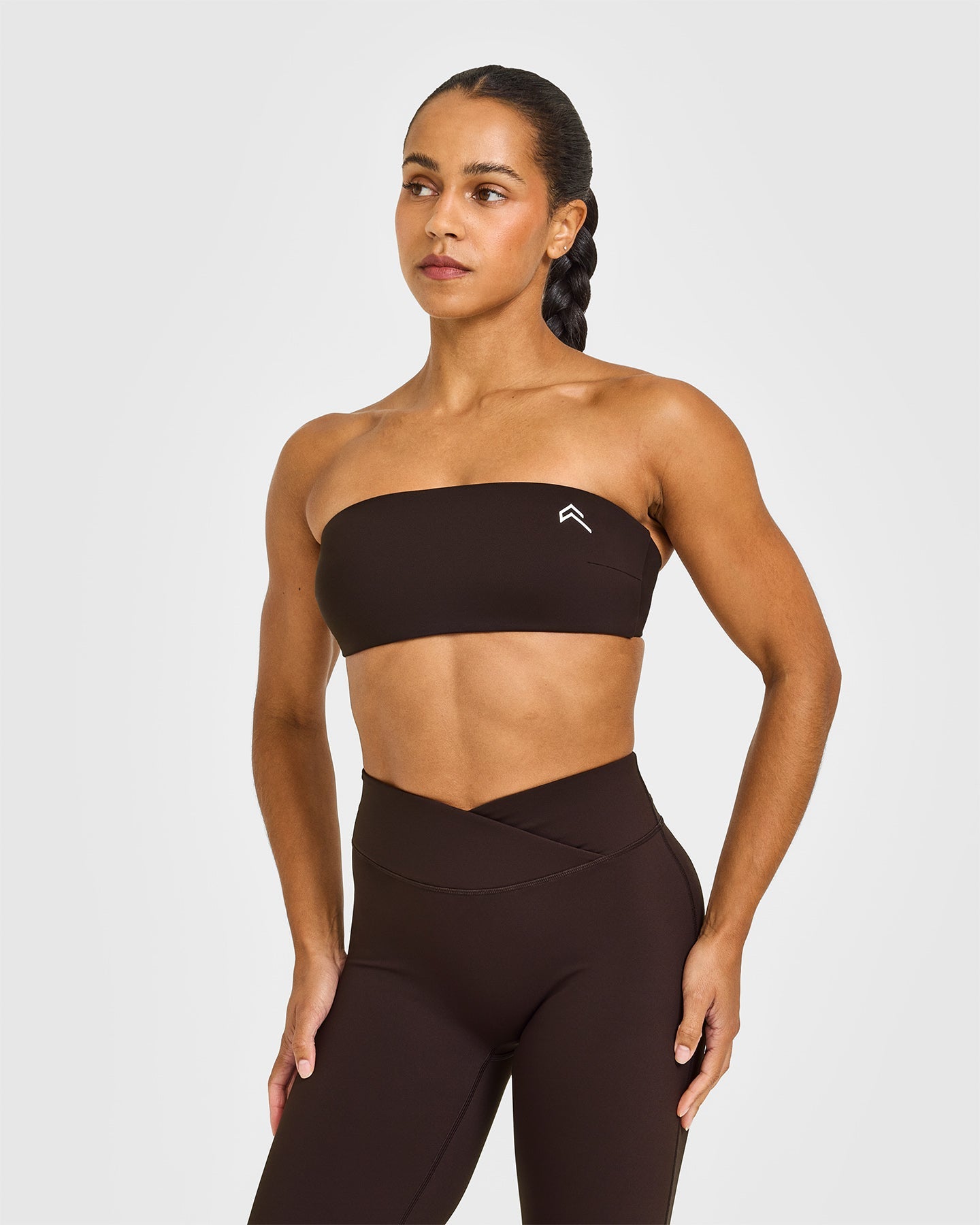 UnifiedMove Micro Bandeau Bralette | 70% Cocoa