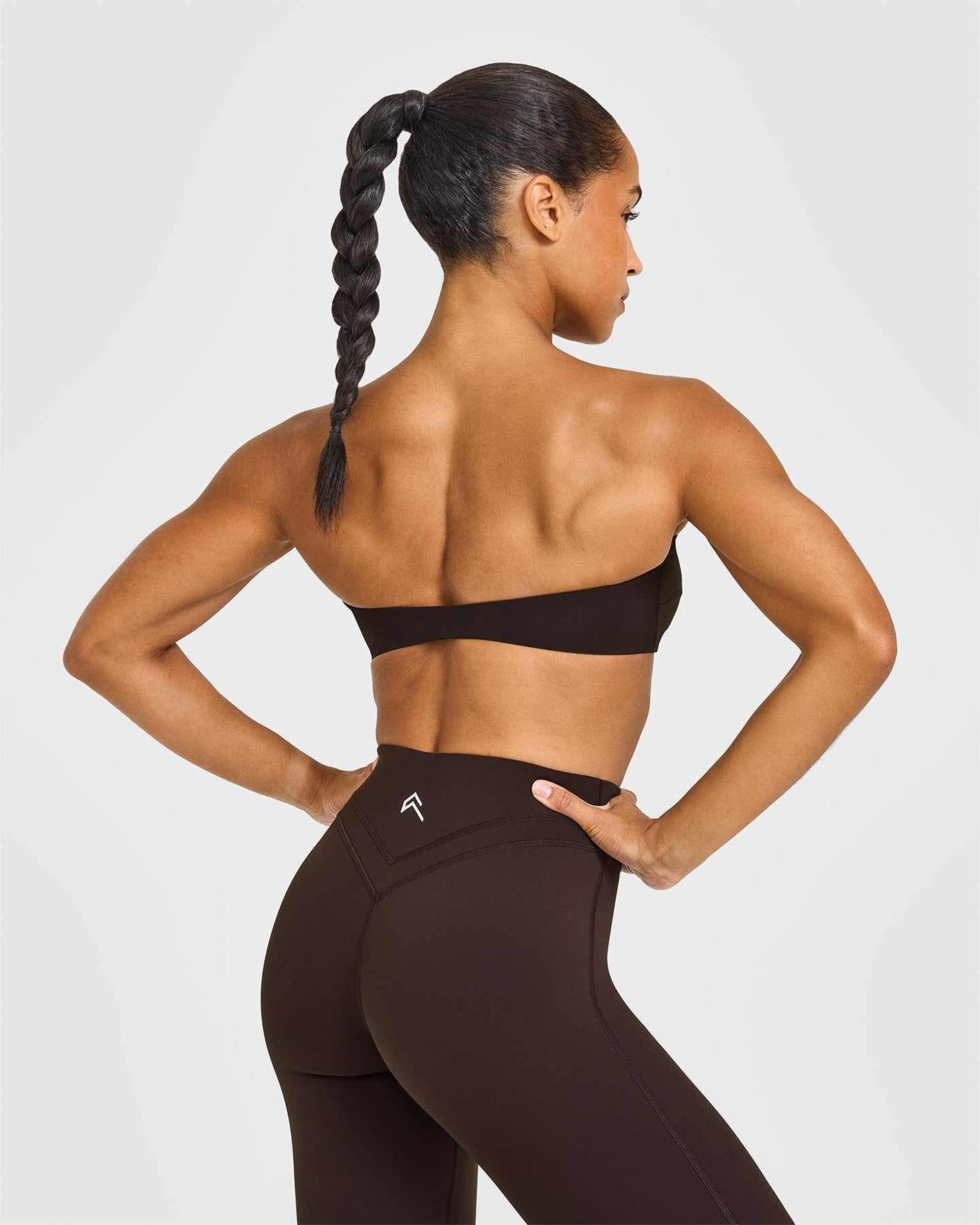 UnifiedMove Micro Bandeau Bralette | 70% Cocoa - Image 4