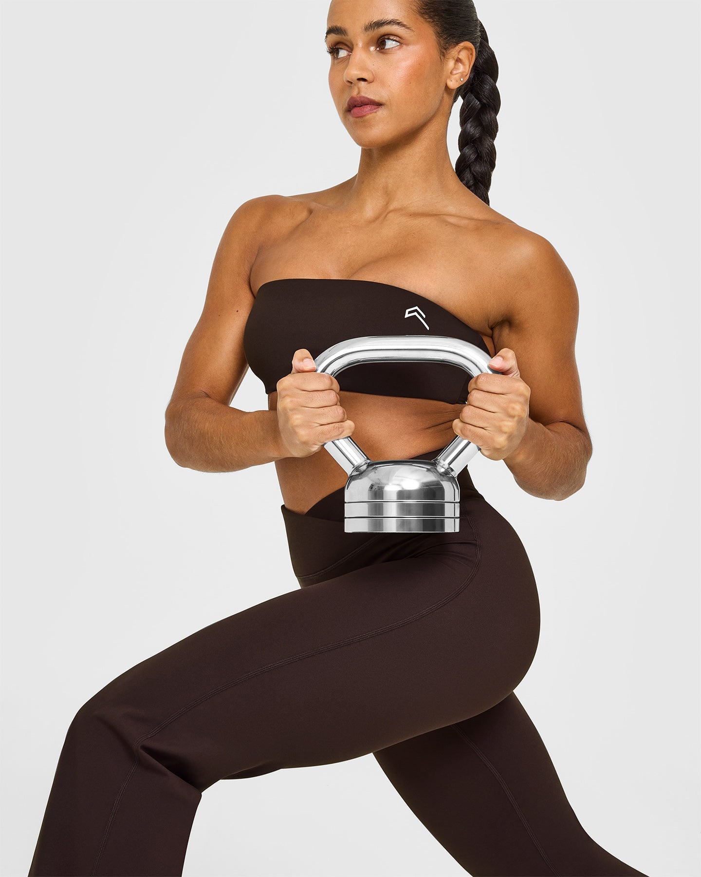 UnifiedMove Micro Bandeau Bralette | 70% Cocoa - Image 6