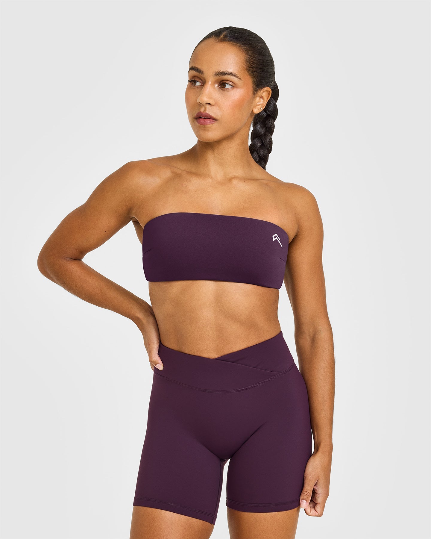 UnifiedMove Micro Bandeau Bralette | Blackberry Purple