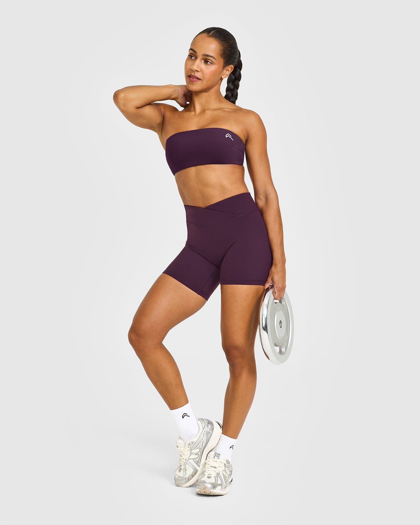 UnifiedMove Micro Bandeau Bralette | Blackberry Purple - Image 3