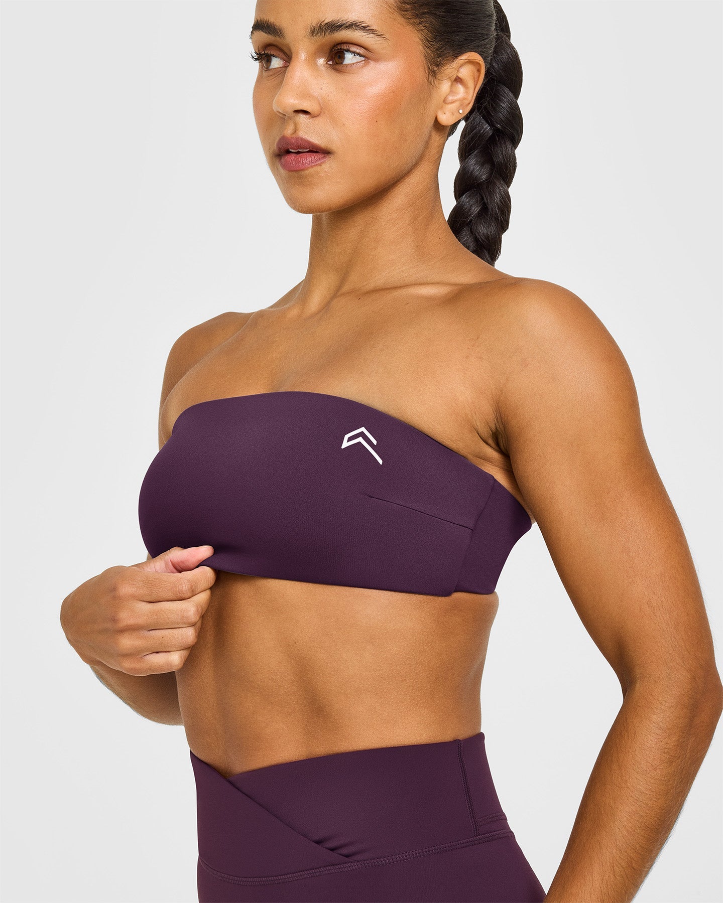 UnifiedMove Micro Bandeau Bralette | Blackberry Purple - Image 5