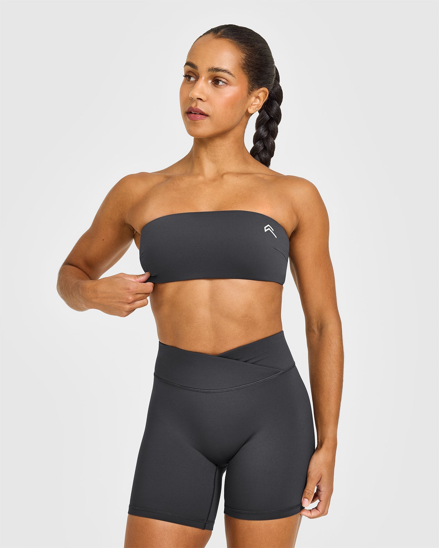 UnifiedMove Micro Bandeau Bralette | Coal