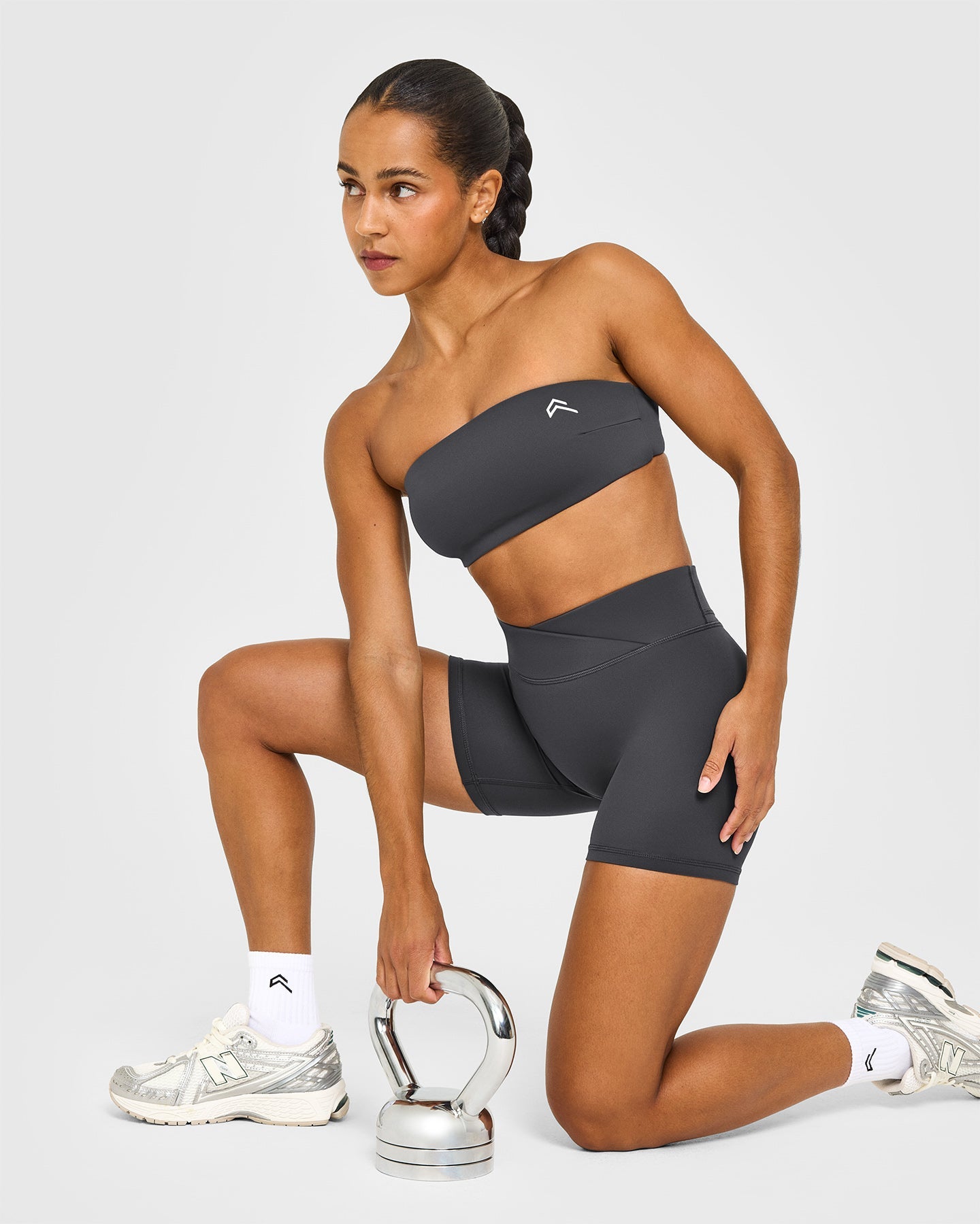 Alternative view of UnifiedMove Micro Bandeau Bralette | Coal
