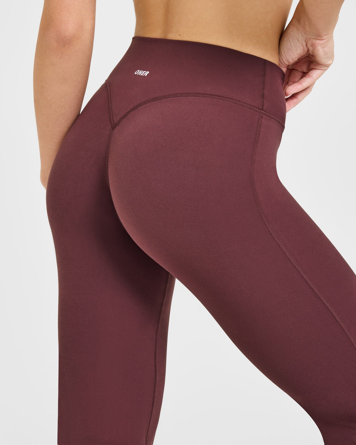 SoftMotion Flared Bottoms with White Logo | Velvet Mocha - Image 4