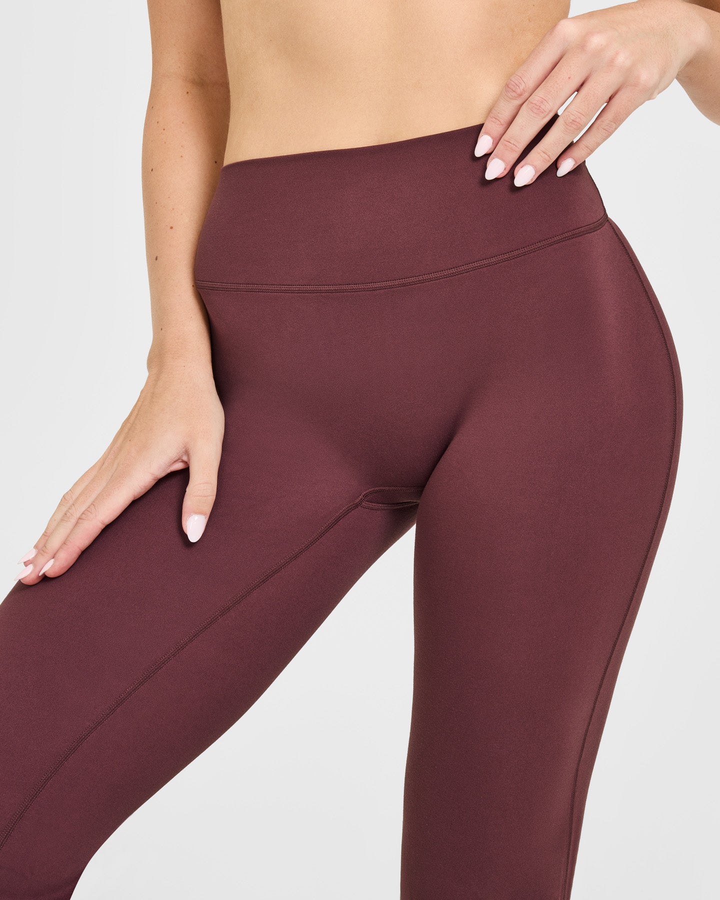 SoftMotion Flared Bottoms with White Logo | Velvet Mocha - Image 5