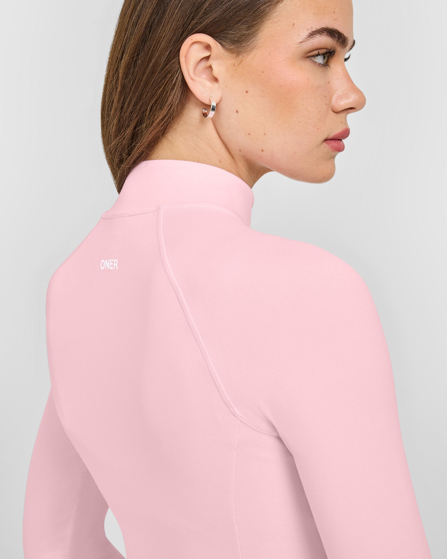 SoftMotion Jacket with White Logo | Cherry Blossom Pink - Image 4