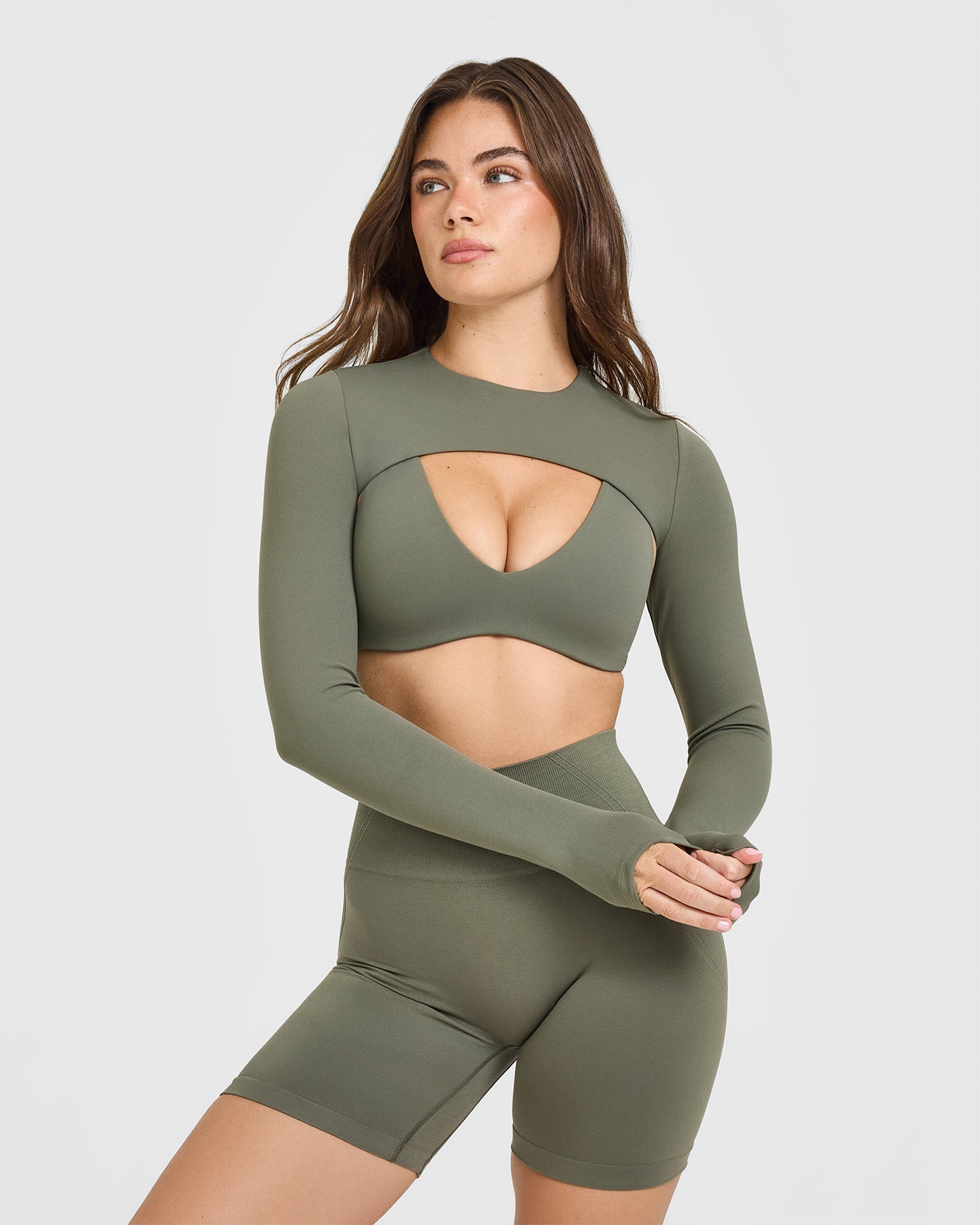 SoftMotion Shrug Cover with White Logo | Alpine Green