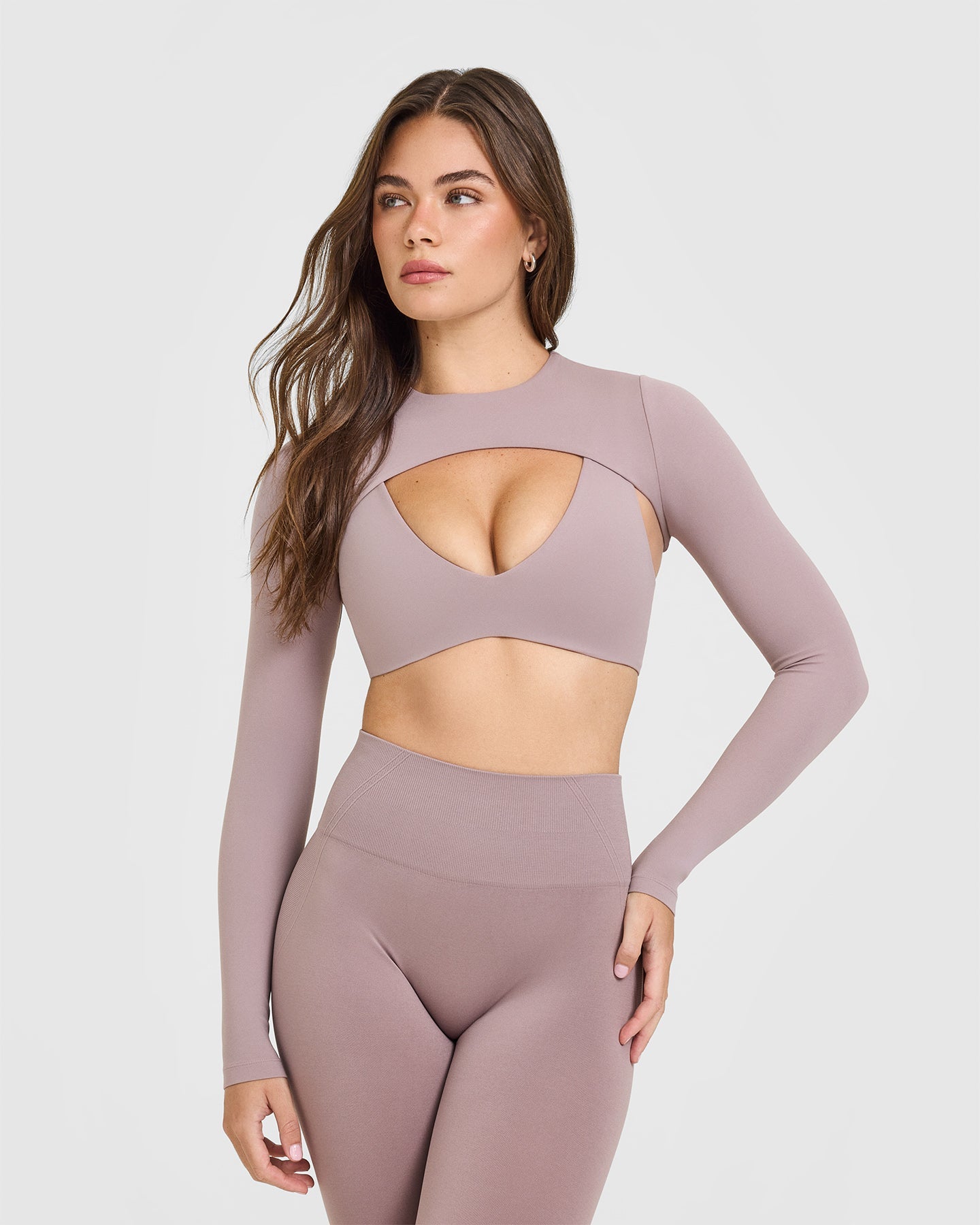 SoftMotion Shrug Cover with White Logo | Dusty Purple
