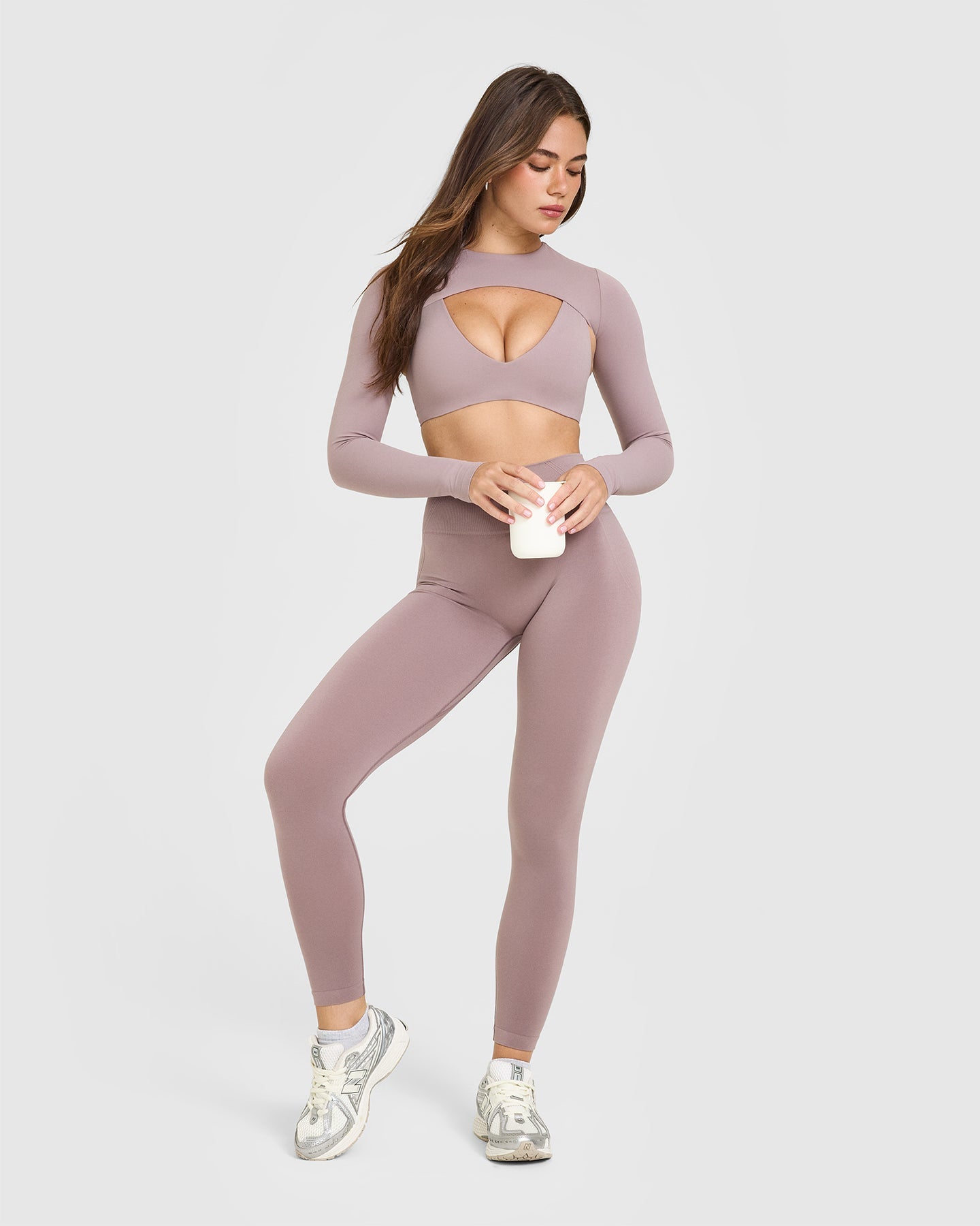 SoftMotion Shrug Cover with White Logo | Dusty Purple - Image 3