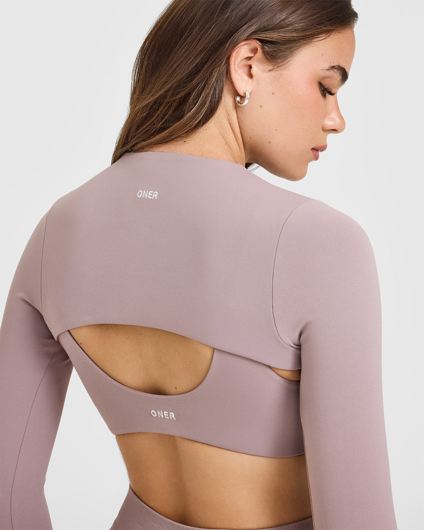 SoftMotion Shrug Cover with White Logo | Dusty Purple - Image 4