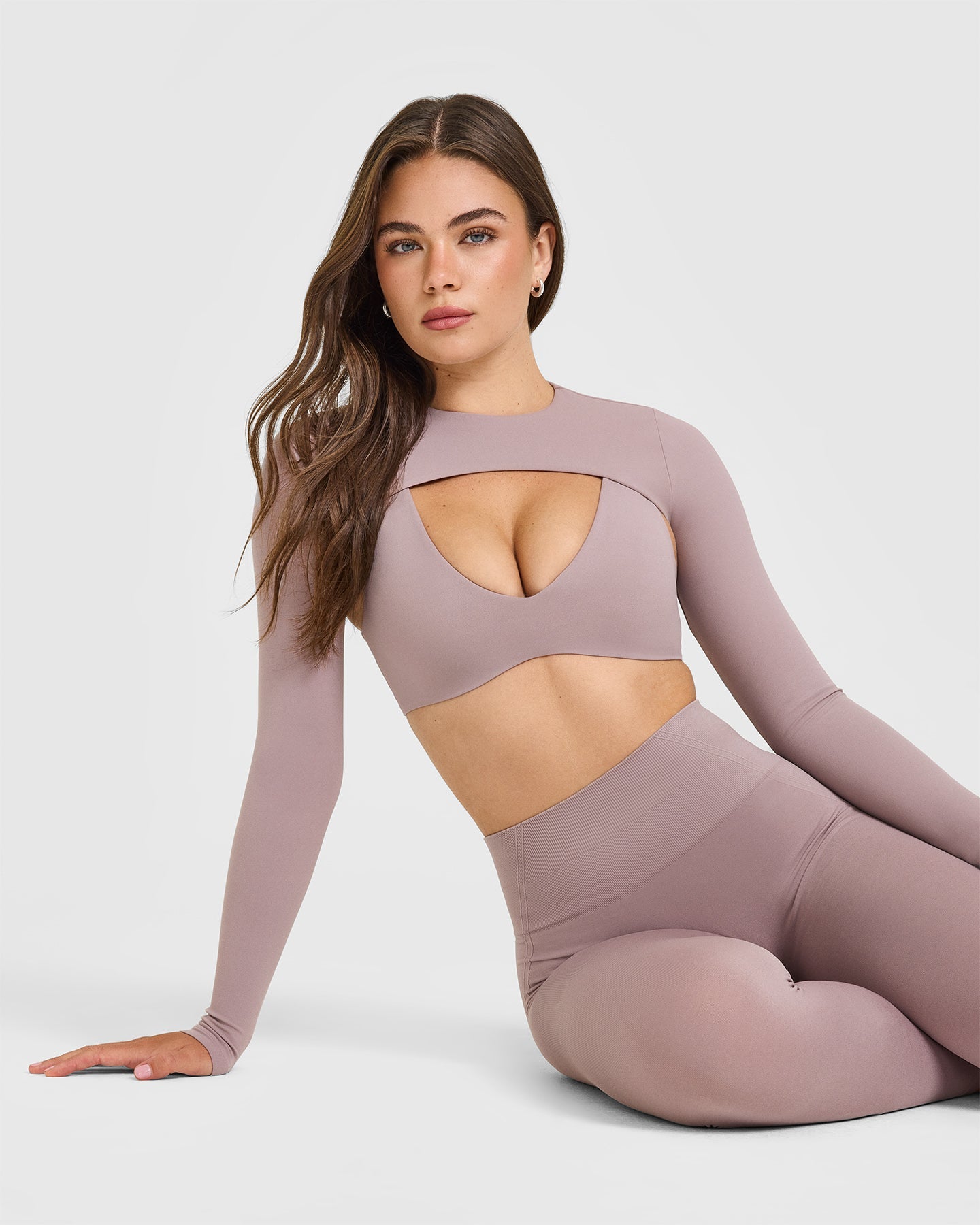 SoftMotion Shrug Cover with White Logo | Dusty Purple - Image 6
