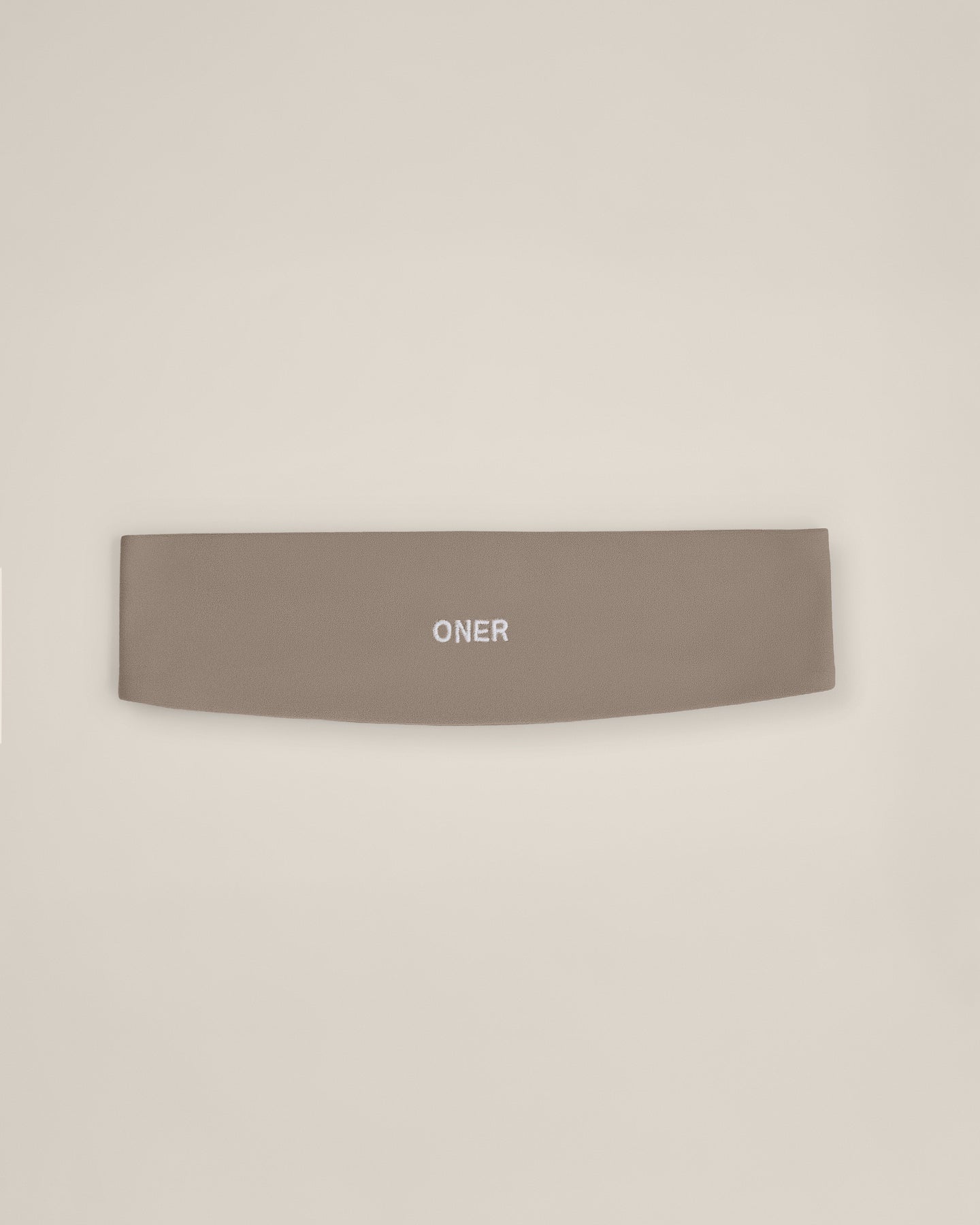 SoftMotion Headband with White Logo | Warm Sand