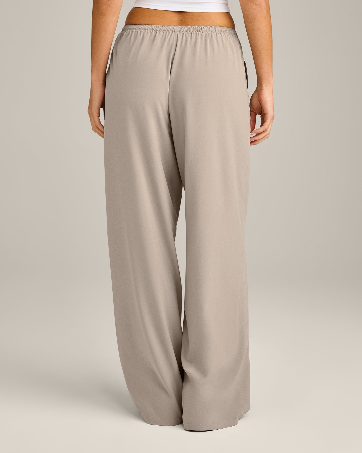 Alternative view of AirMove Wide Leg Trousers | Warm Sand