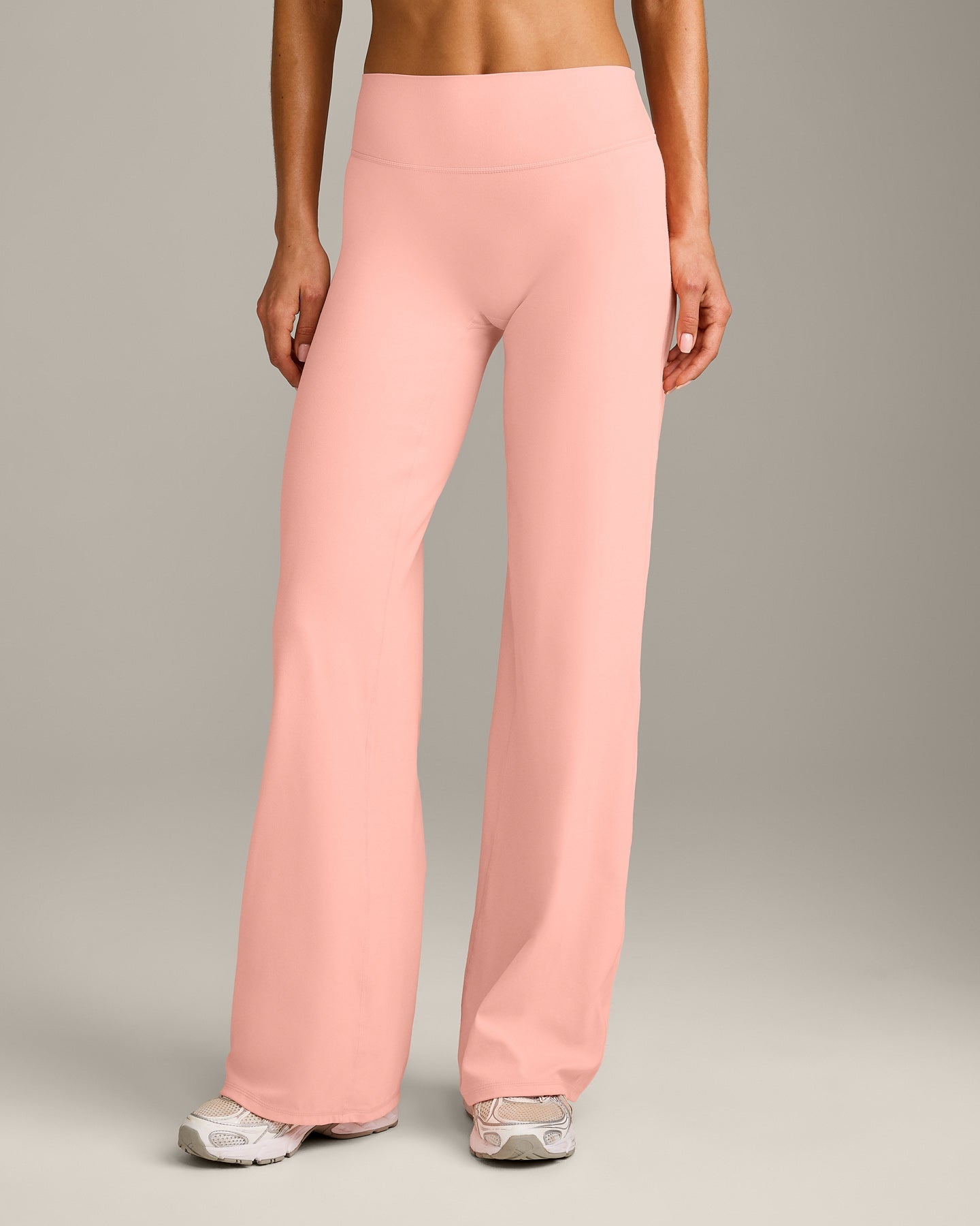 SoftMotion Straight Leg Bottoms with Grey Logo | Peach Orange - Image 6