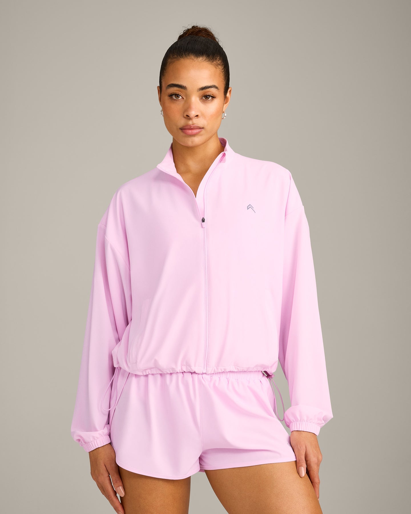 AirMove Jacket with Reflective Logo | Chalk Pink