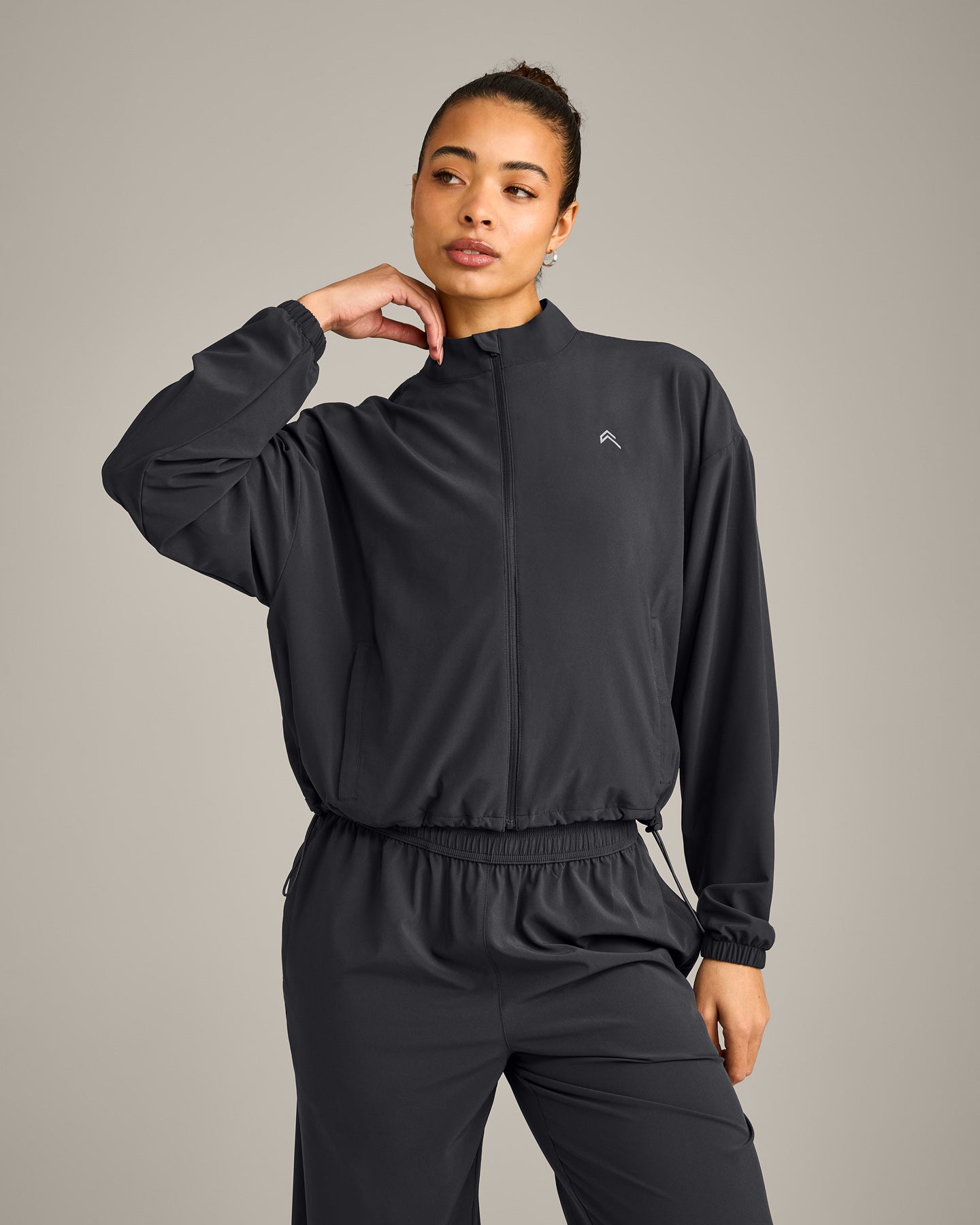 AirMove Jacket with Reflective Logo | Coal