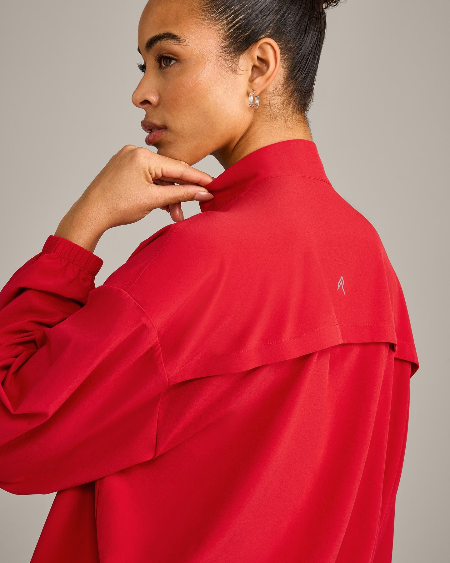 AirMove Jacket with Reflective Logo | Fiery Red - Image 5