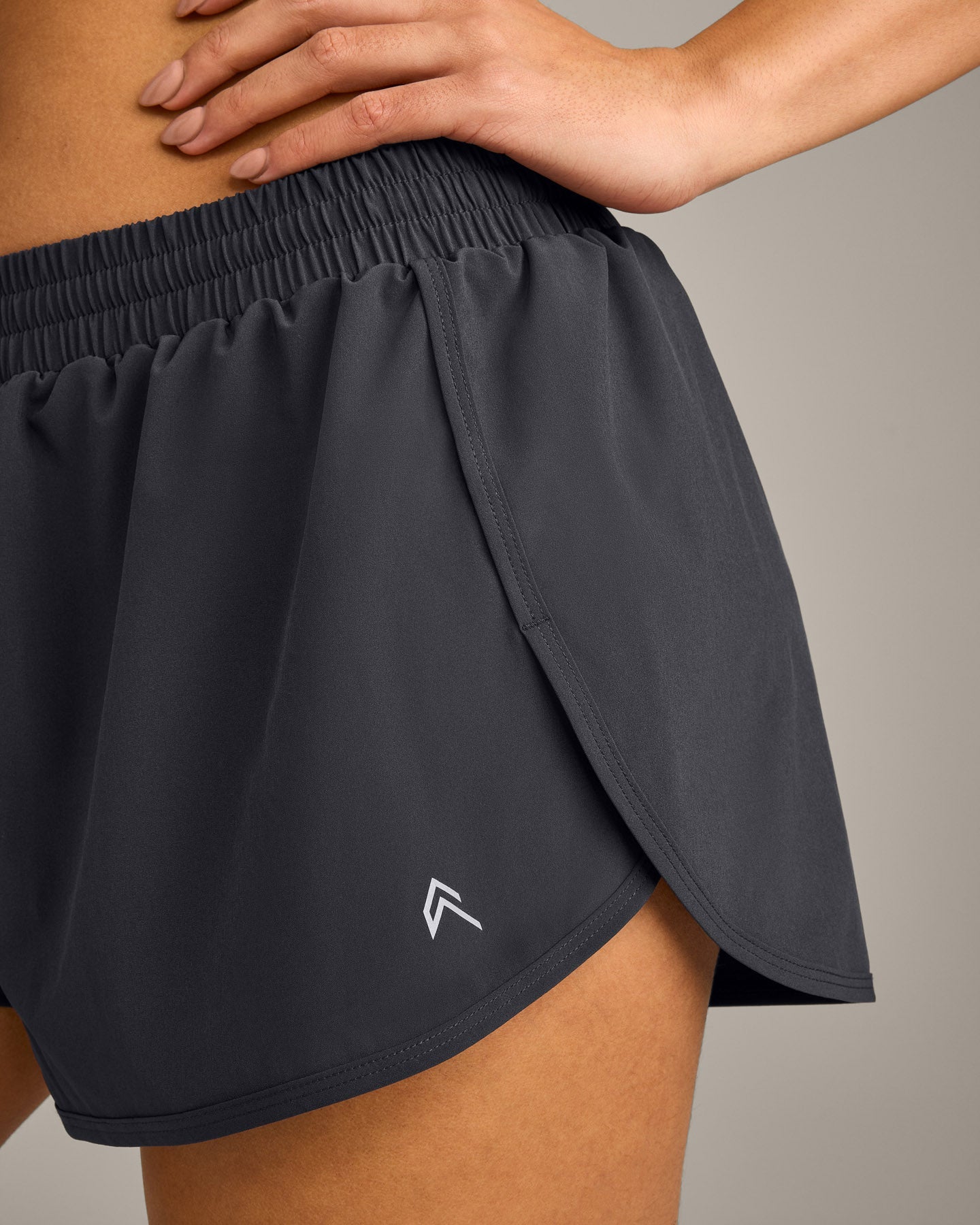 AirMove Lined Shorts 3" with Reflective Logo | Coal - Image 5