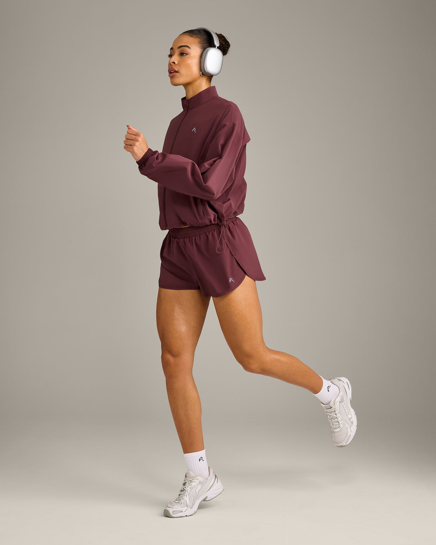 AirMove Lined Shorts 2" with Reflective Logo | Velvet Mocha - Image 3