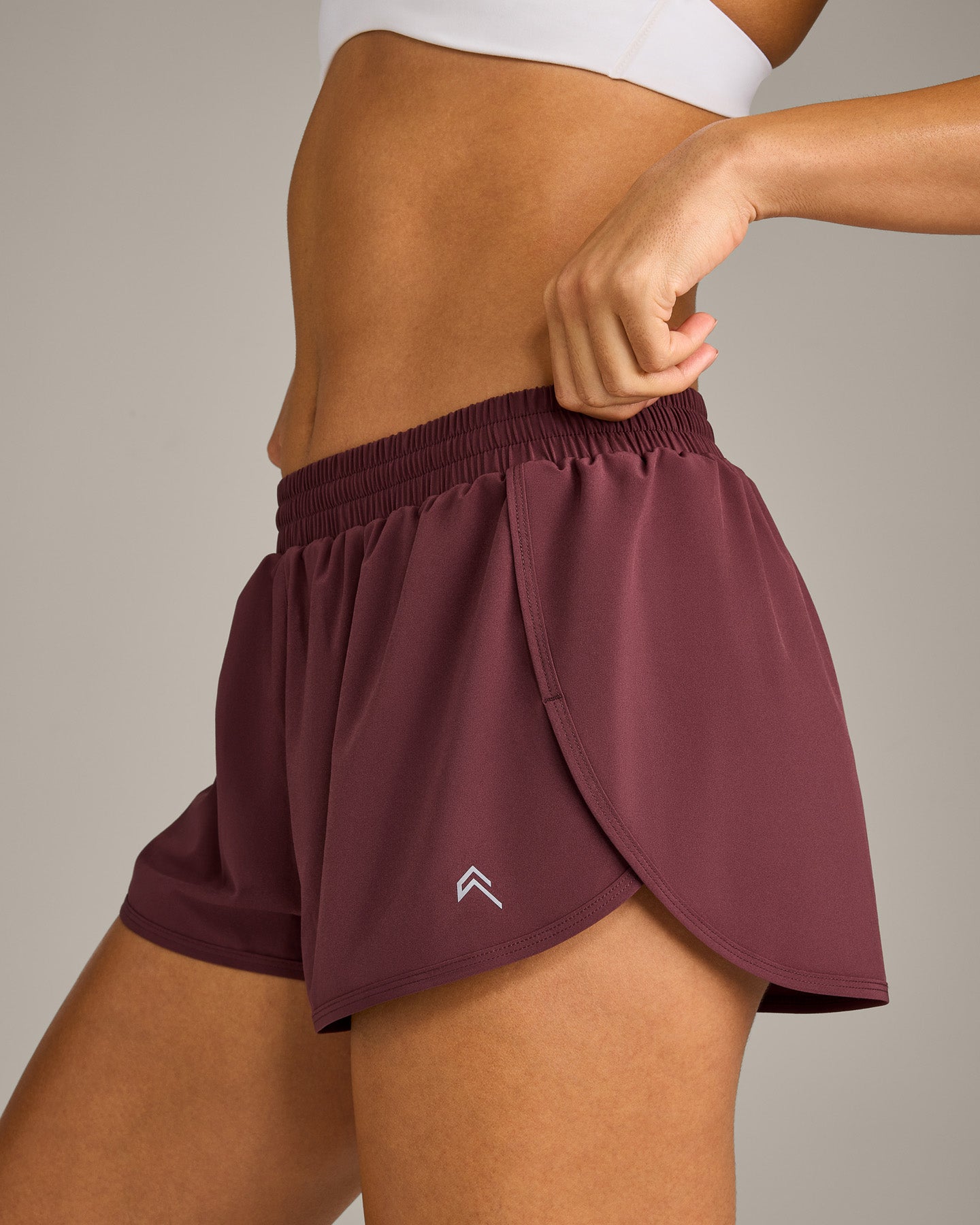 AirMove Lined Shorts 2" with Reflective Logo | Velvet Mocha - Image 5