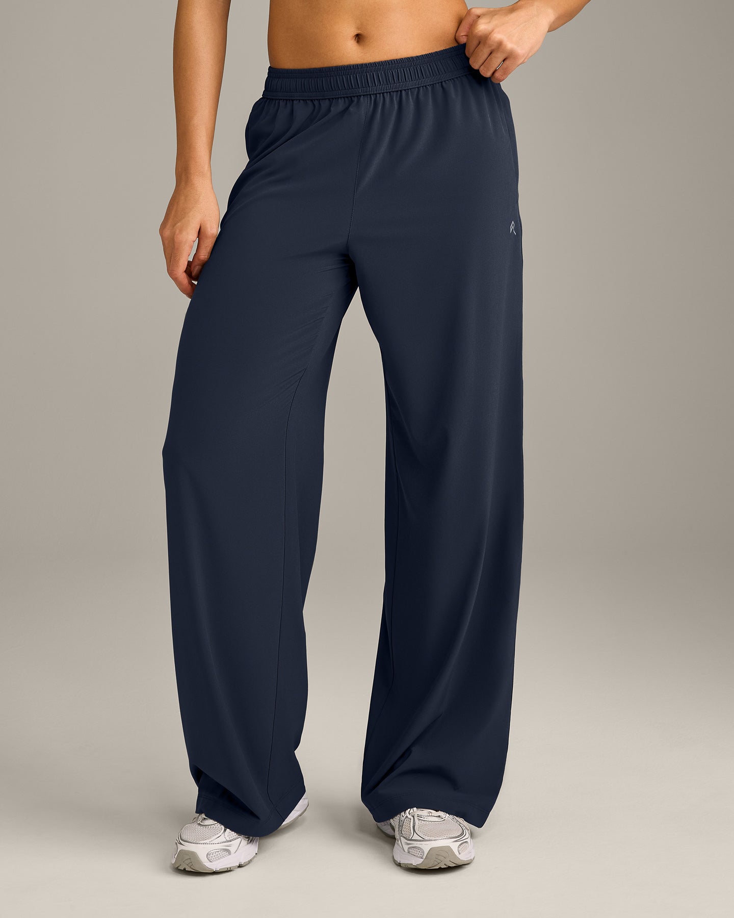 AirMove Straight Leg Pants with Reflective Logo | True Blue