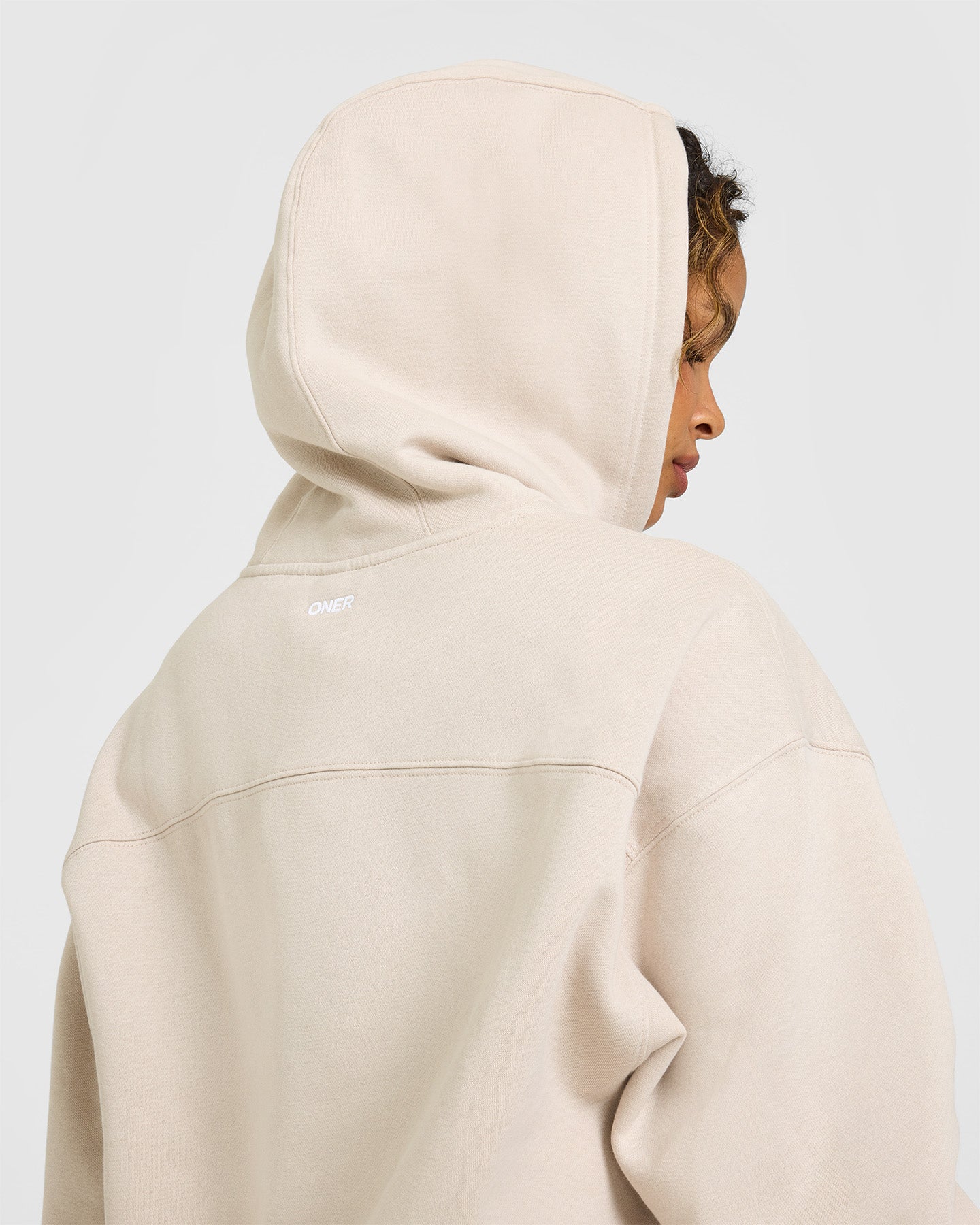 Foundations Oversized Hoodie | Sand - Image 4