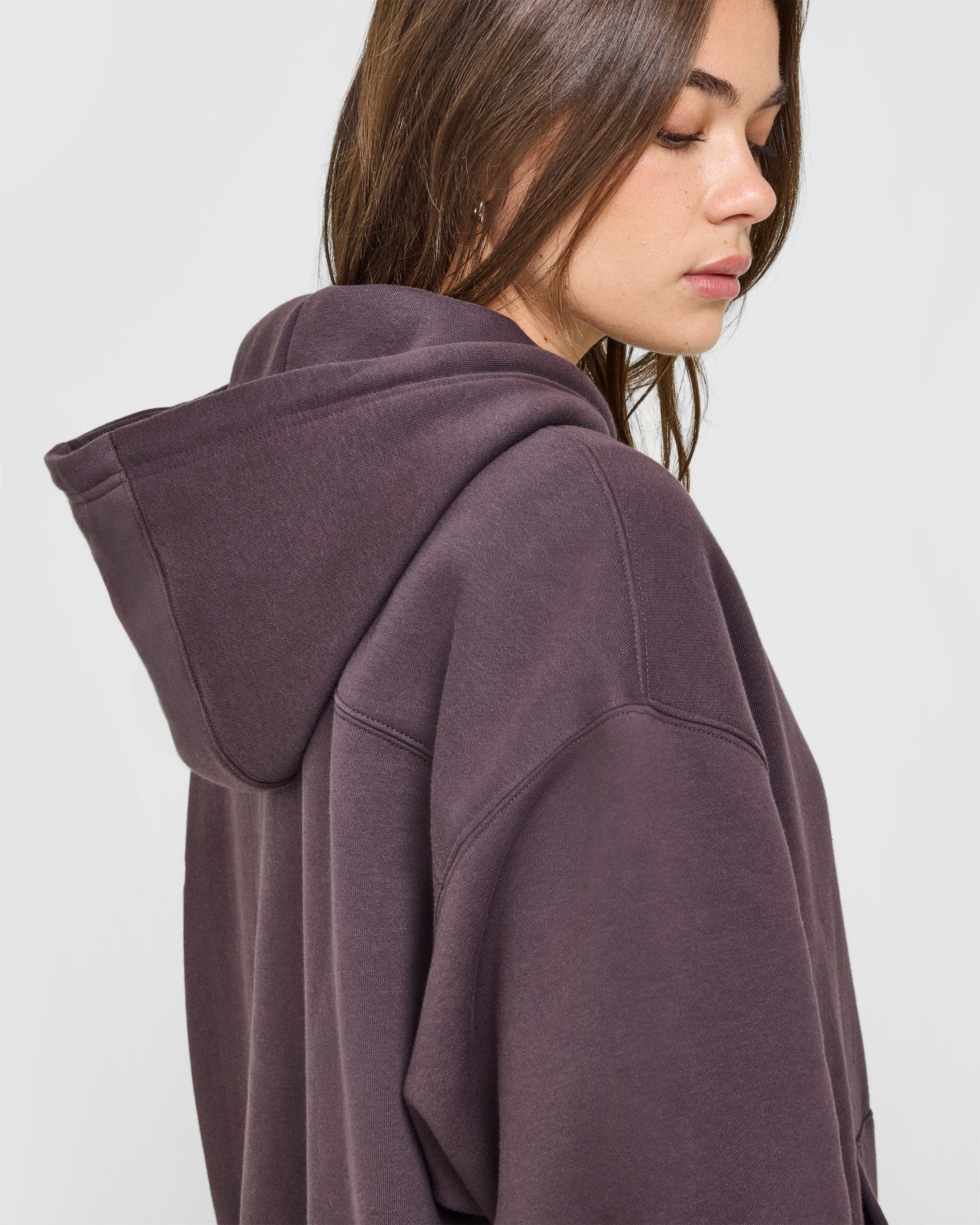 Foundations Oversized Hoodie | Umber Brown - Image 4