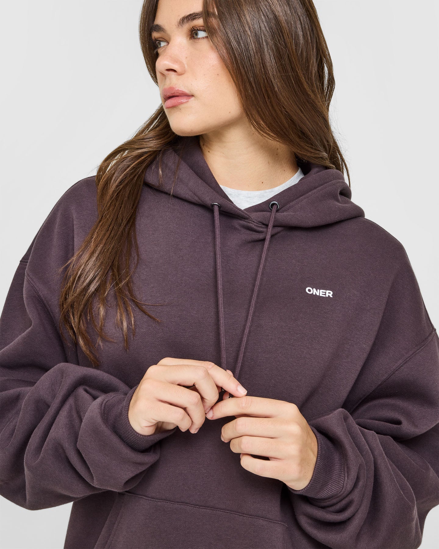 Foundations Oversized Hoodie | Umber Brown - Image 5