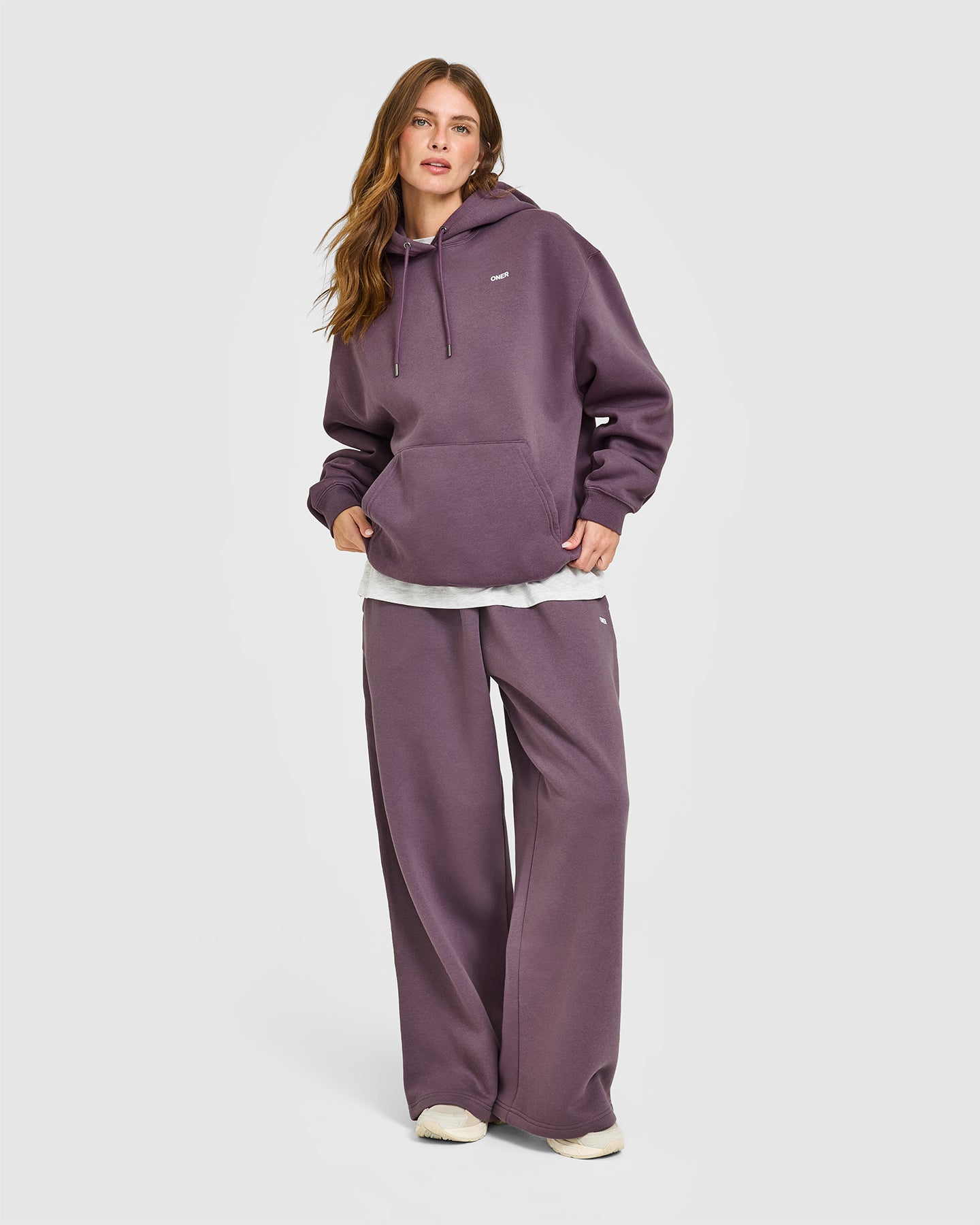 Foundations Oversized Hoodie | Vintage Purple - Image 3