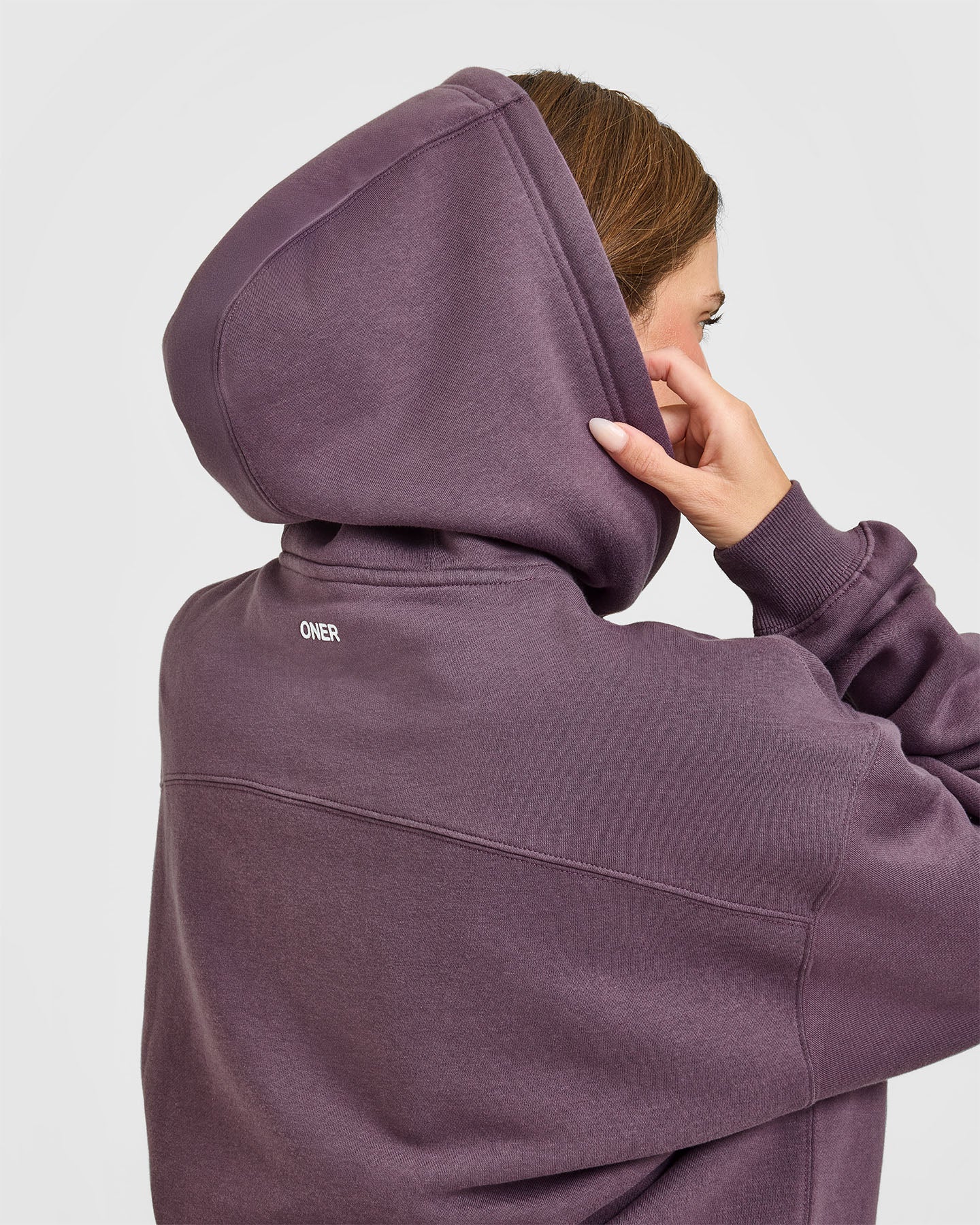 Foundations Oversized Hoodie | Vintage Purple - Image 4