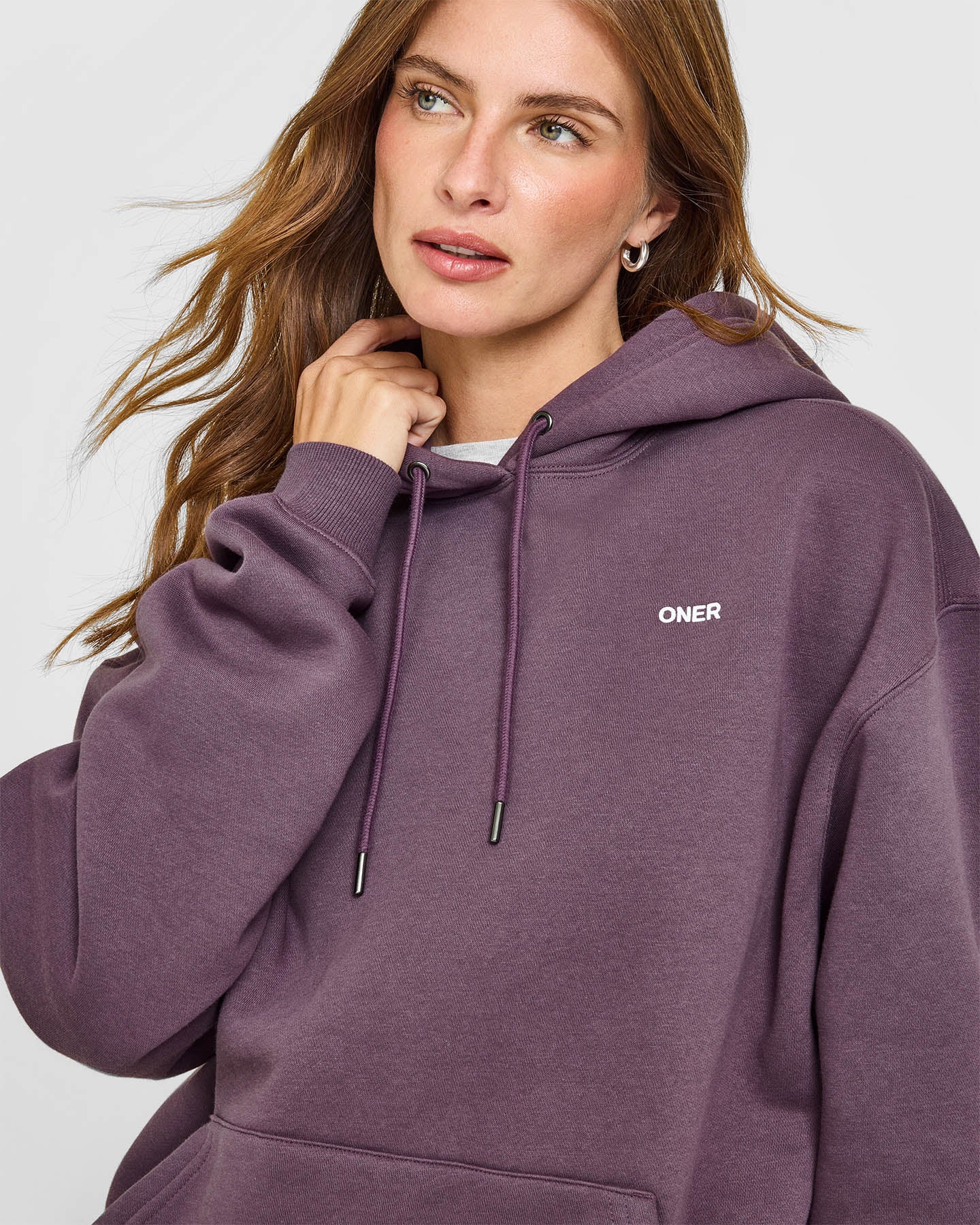 Foundations Oversized Hoodie | Vintage Purple - Image 5