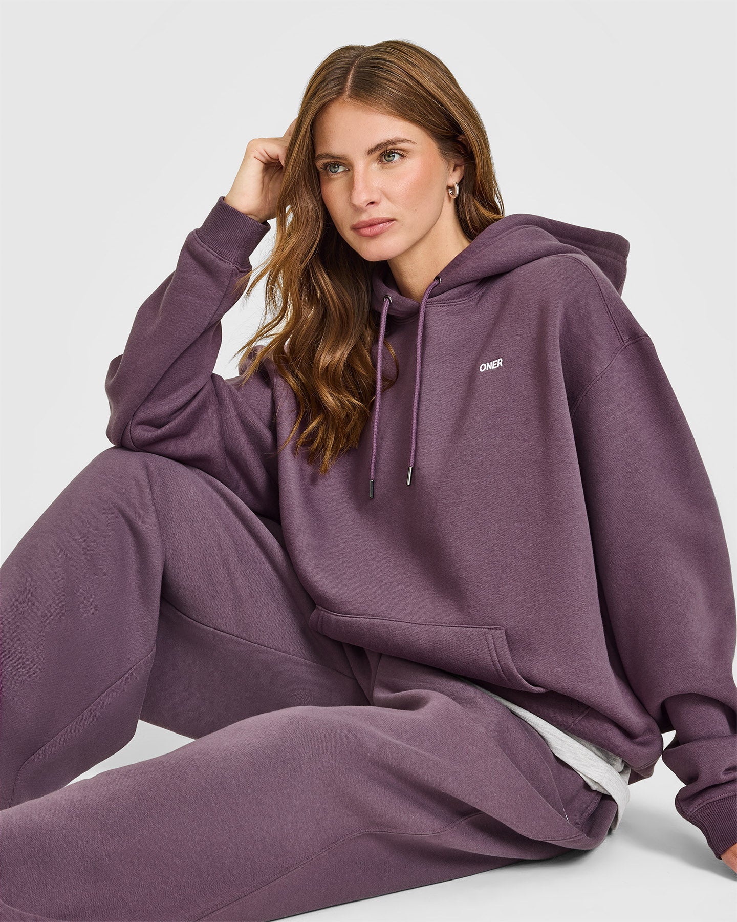 Foundations Oversized Hoodie | Vintage Purple - Image 6