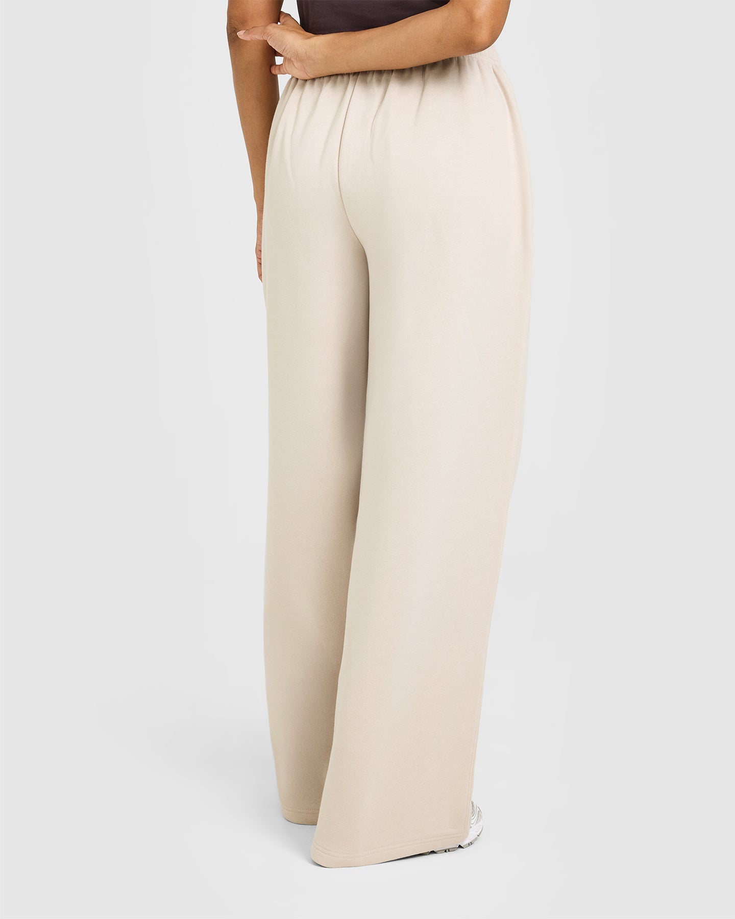 Alternative view of Foundations Oversized Straight Leg Joggers | Sand