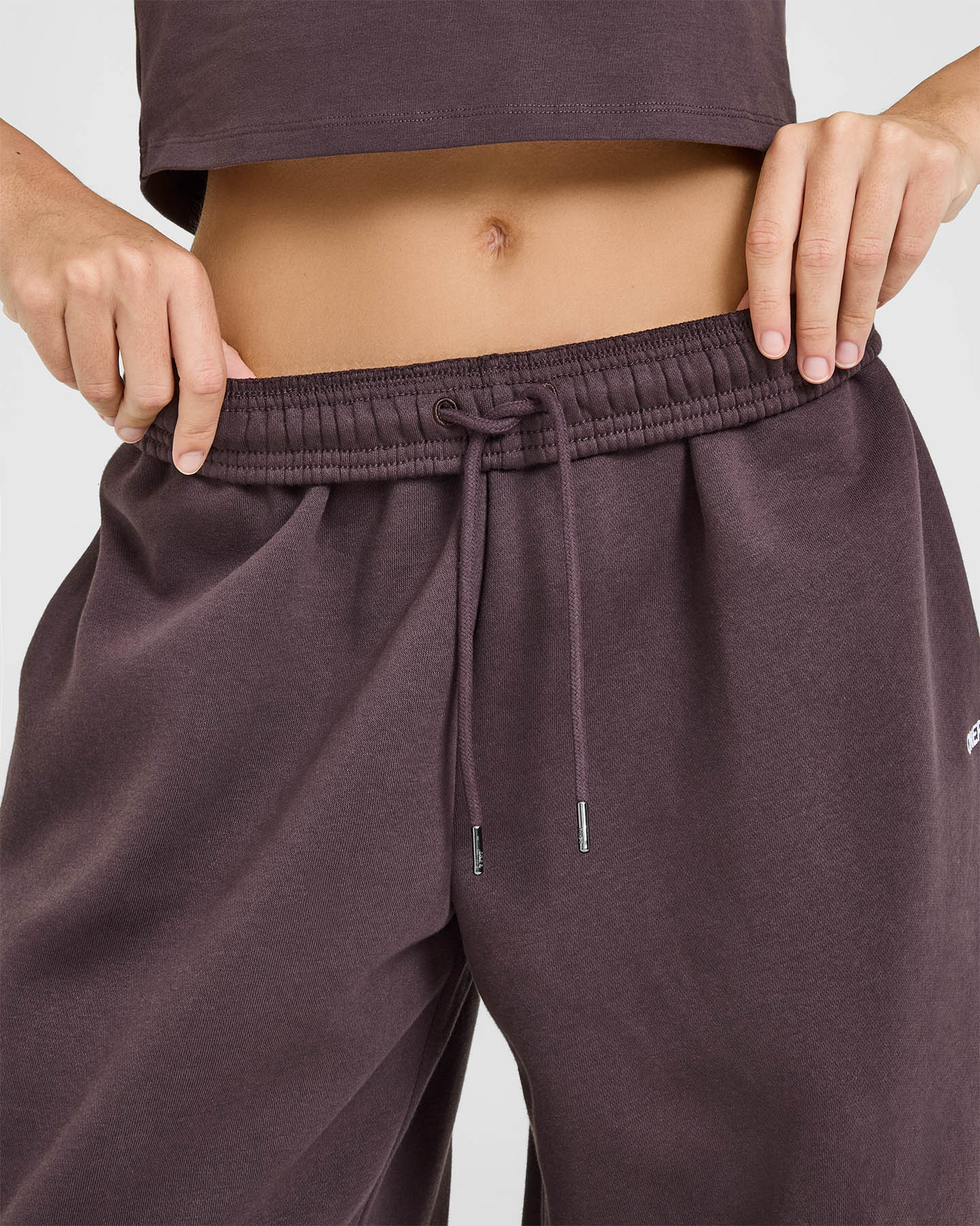 Foundations Oversized Straight Leg Joggers | Umber Brown - Image 6