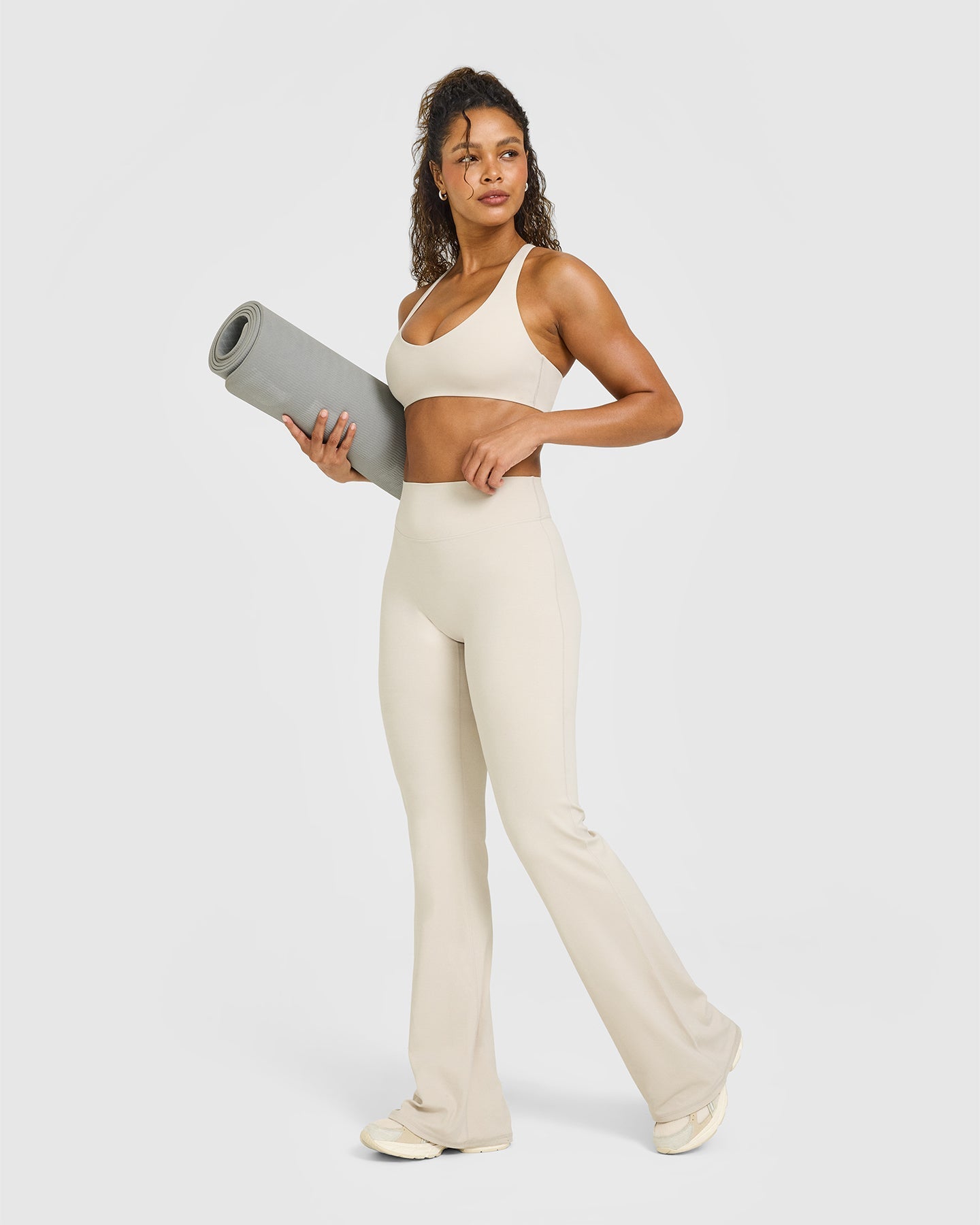 SoftMotion Flared Bottoms with White Logo | Sand - Image 3