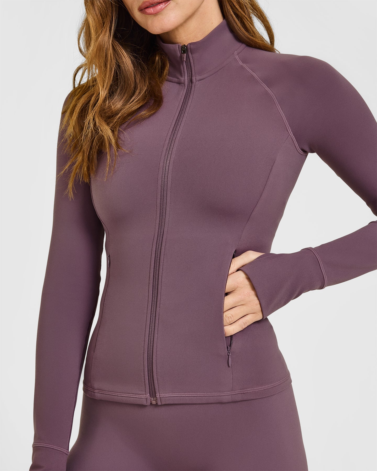 SoftMotion Jacket with White Logo | Vintage Purple - Image 6