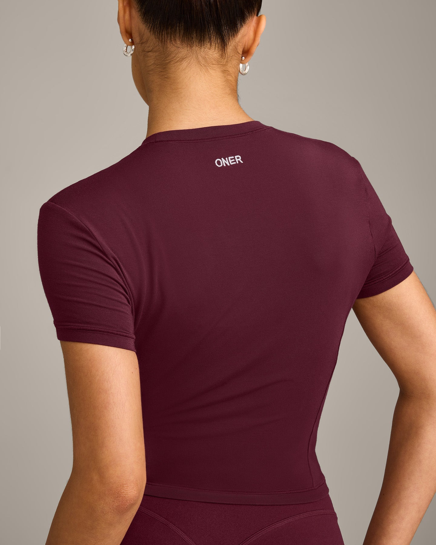 Mellow Motion Crew Neck Mid Top | Cherry Lacquer Purple - Image 5