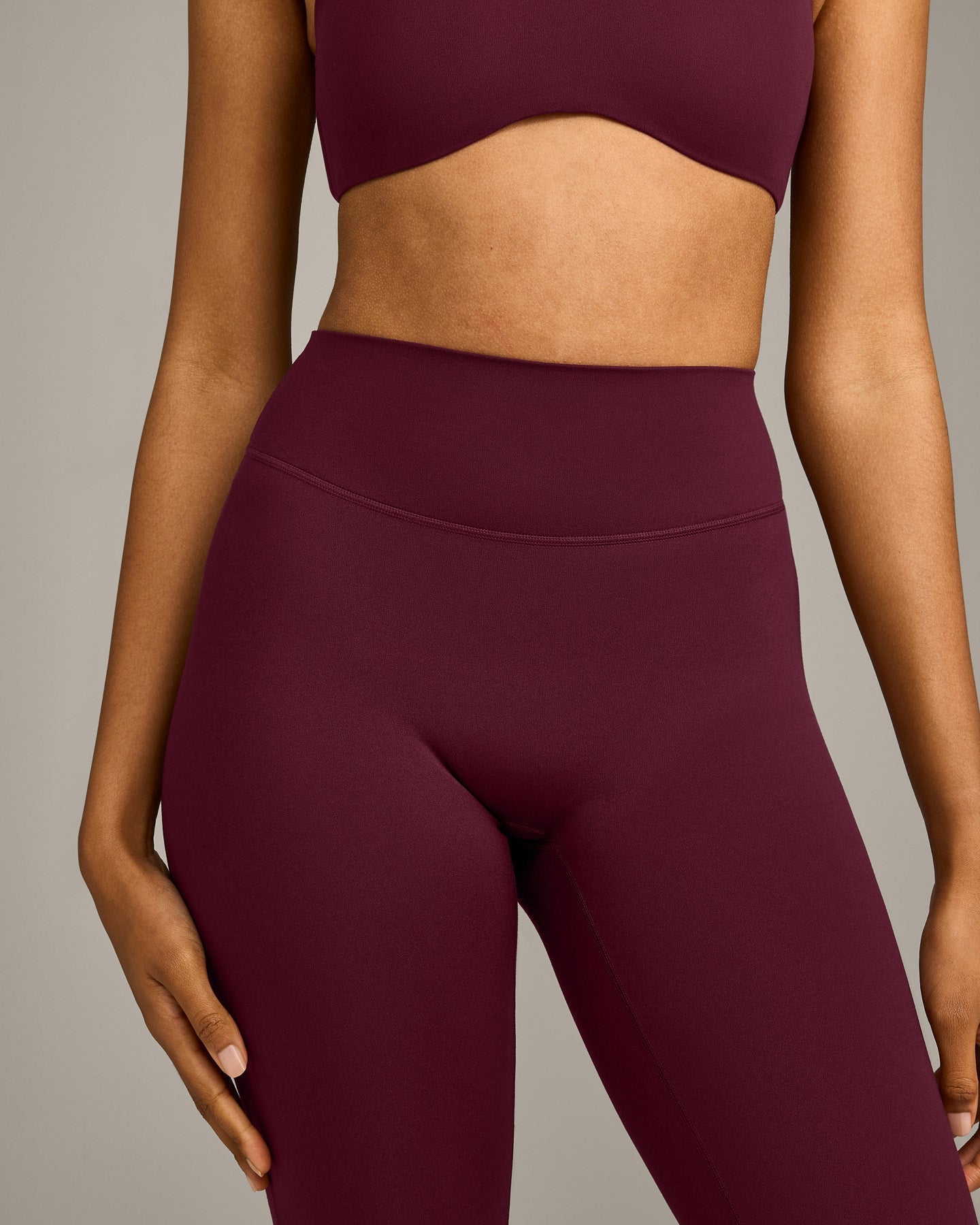 SoftMotion Flared Bottoms with Grey Logo | Cherry Lacquer Purple - Image 4