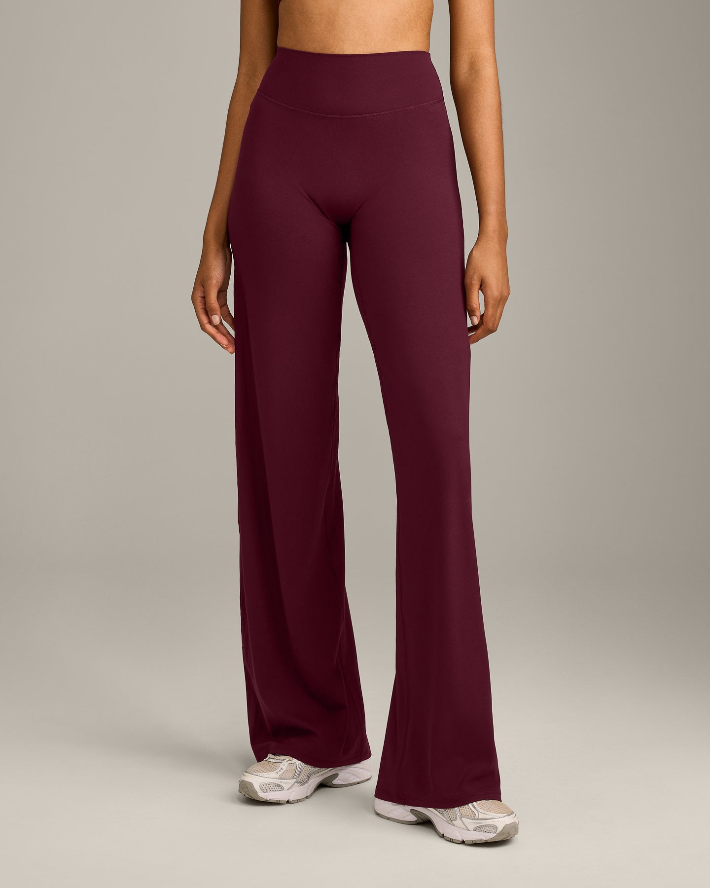 SoftMotion Straight Leg Bottoms with Grey Logo | Cherry Lacquer Purple - Image 6