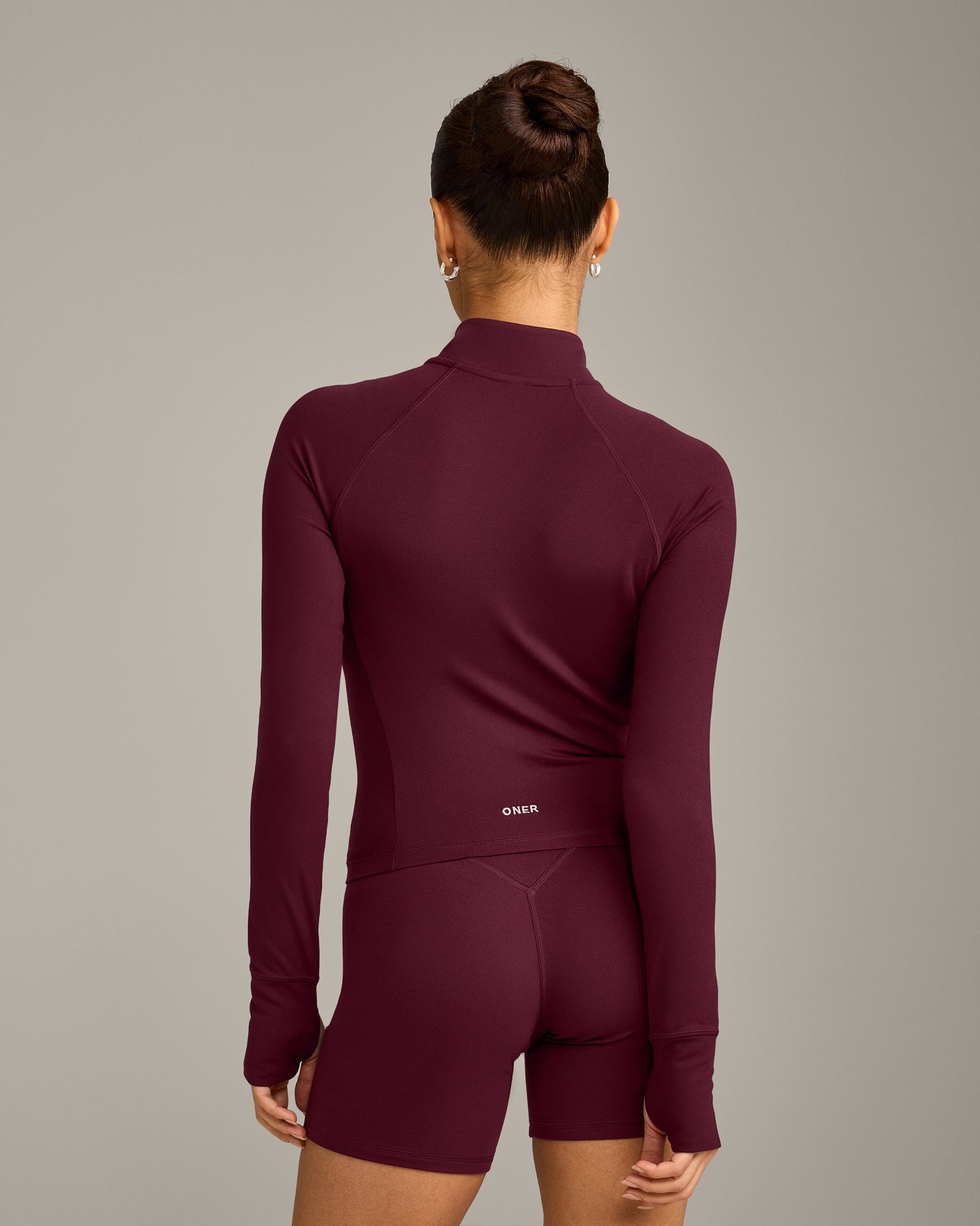SoftMotion Mid Jacket with Grey Logo | Cherry Lacquer Purple - Image 6