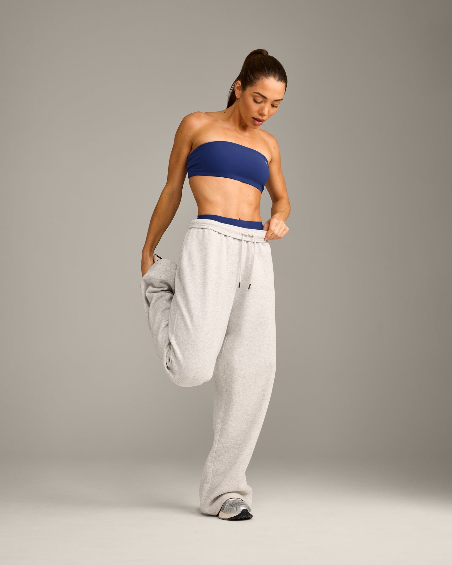 UnifiedMove Micro Bandeau Bralette with Reflective Logo | Varsity Blue - Image 3