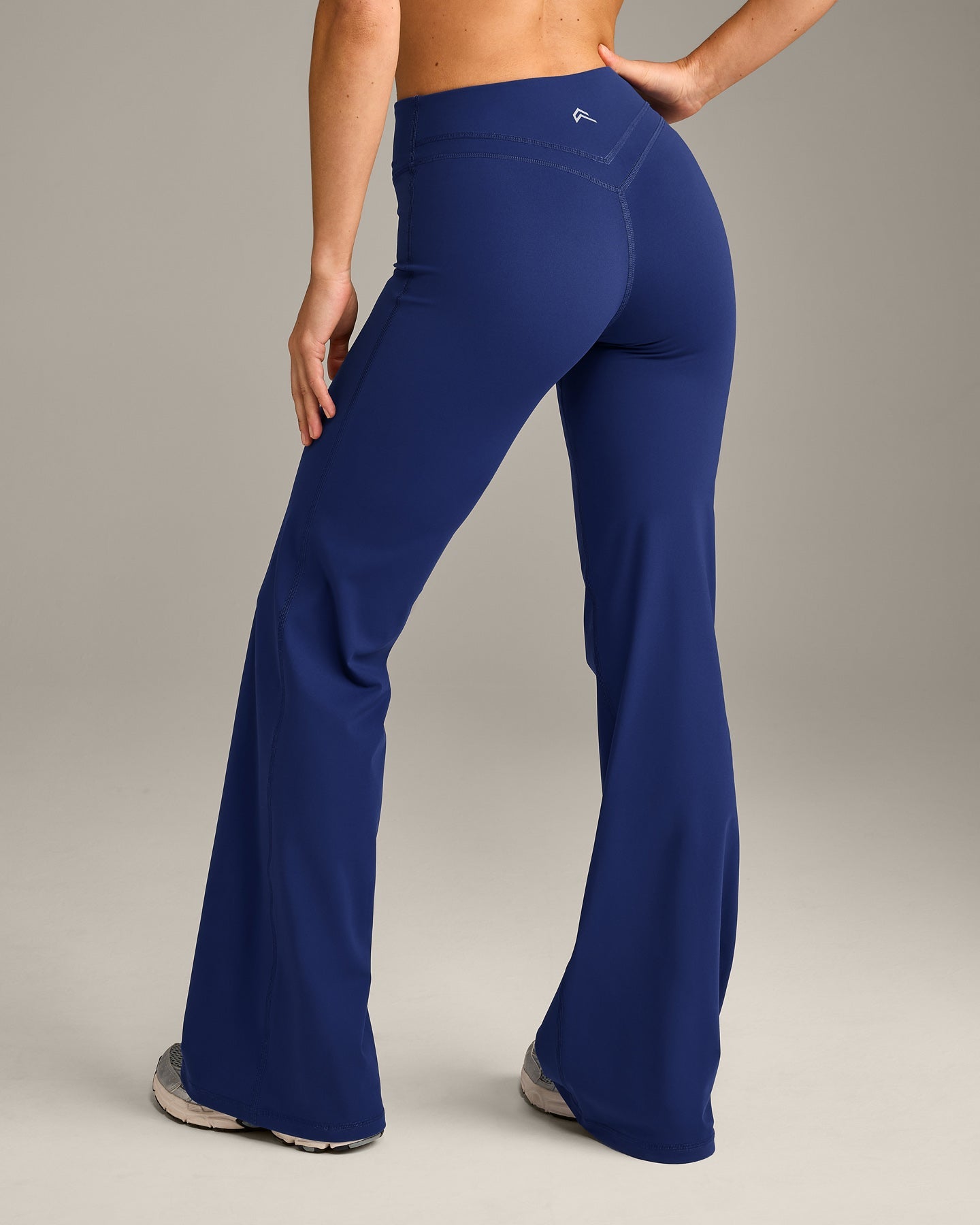 UnifiedMove Wrap Flared Bottoms with Reflective Logo | Varsity Blue