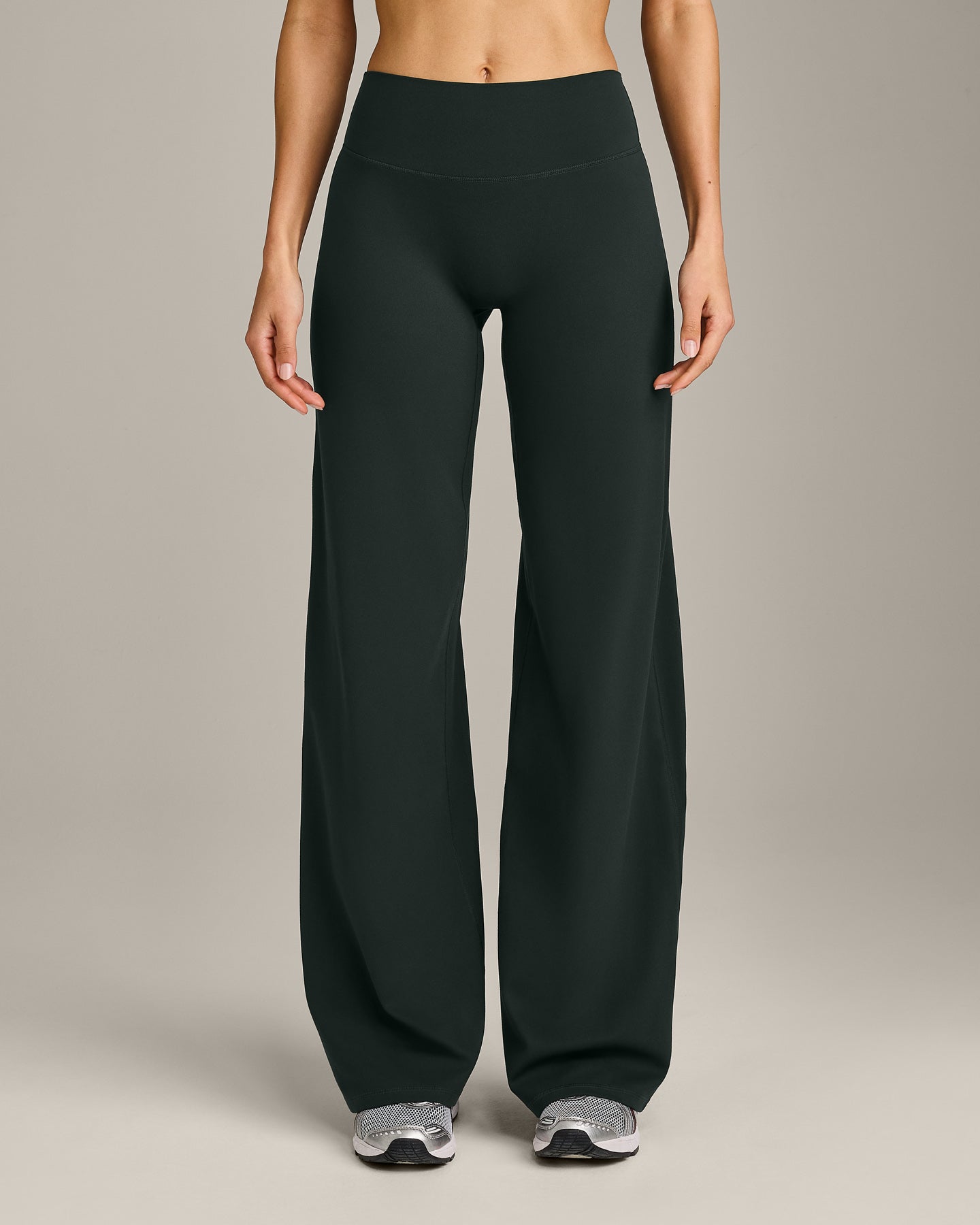 SoftMotion Straight Leg Bottoms with Grey Logo | Emerald Noir - Image 4