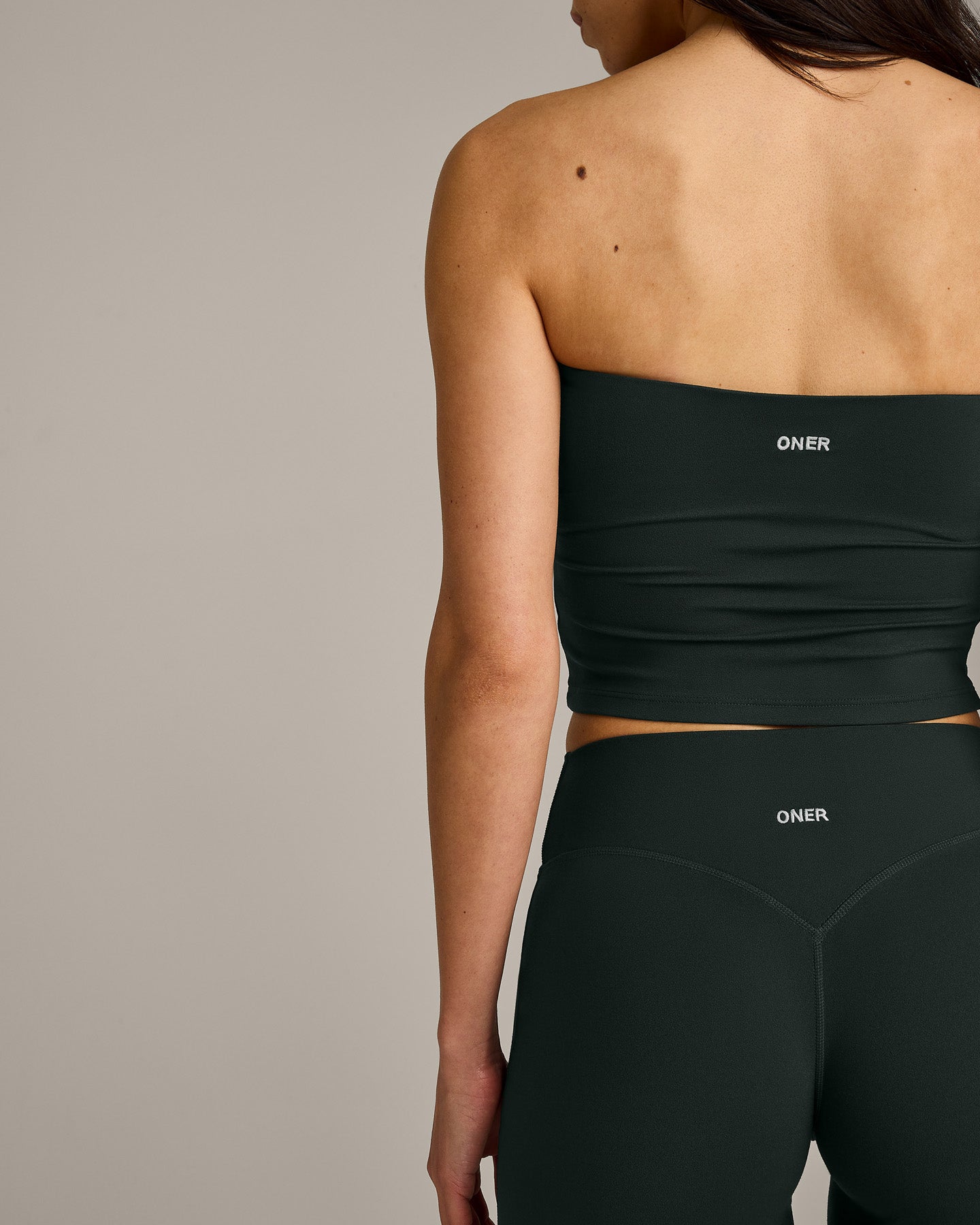SoftMotion Straight Leg Bottoms with Grey Logo | Emerald Noir - Image 6