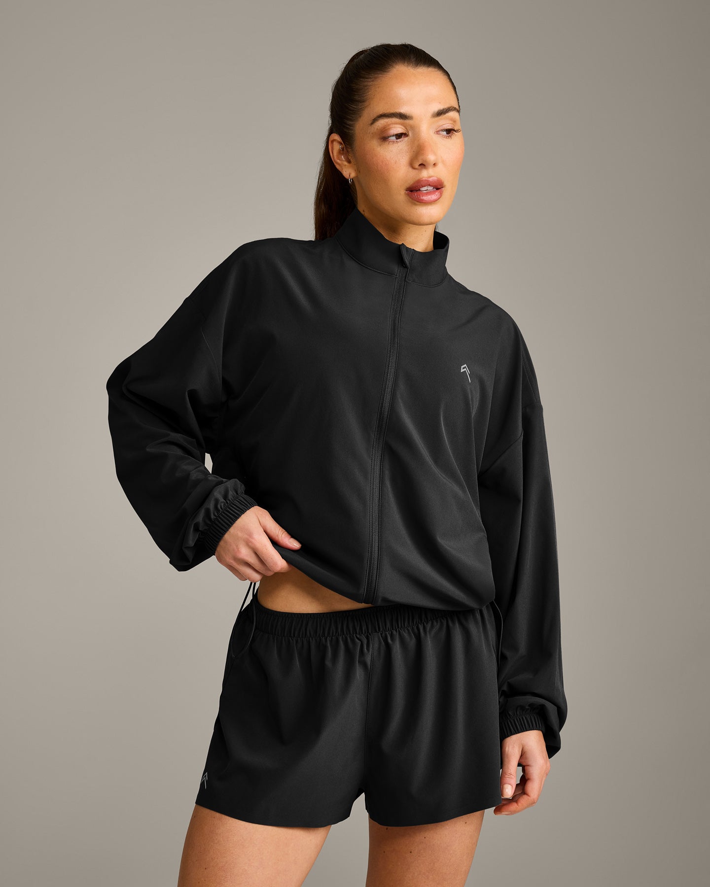 AirMove Jacket with Bonding with Reflective Logo | Black