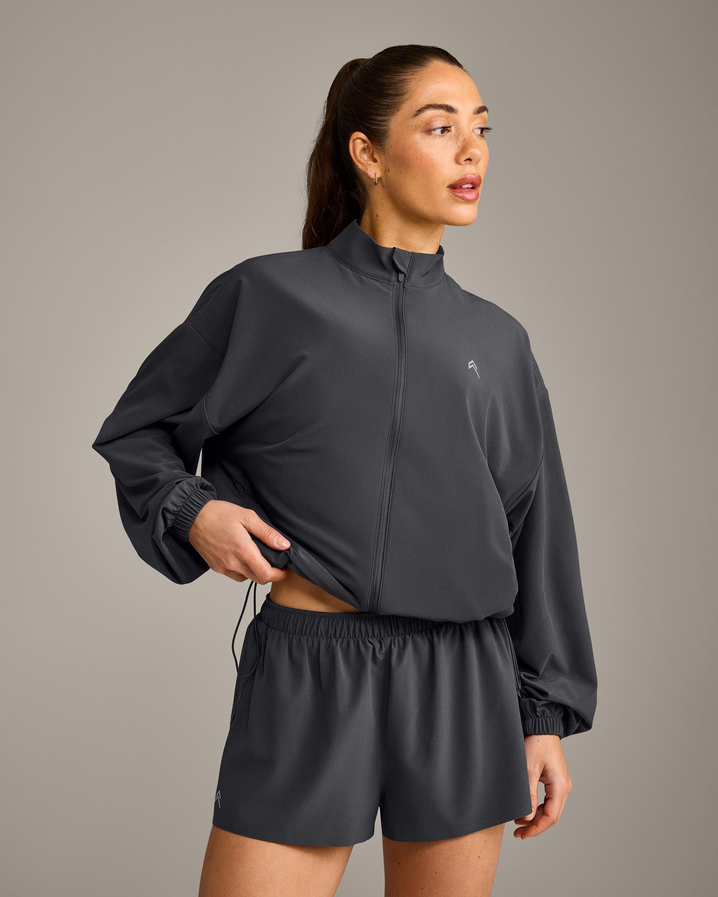 AirMove Jacket with Bonding with Reflective Logo | Coal